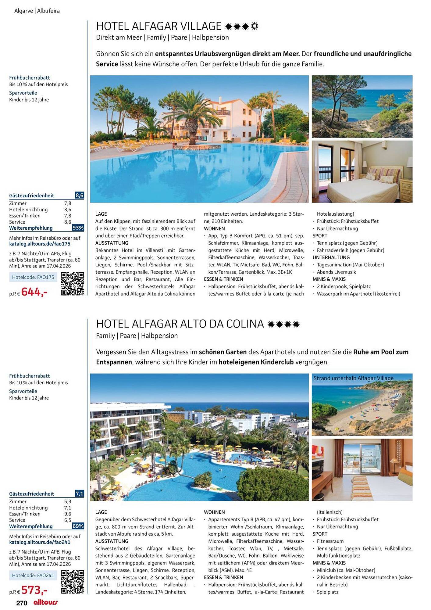 alltours Reisecenter Prospekt - Pagina 270