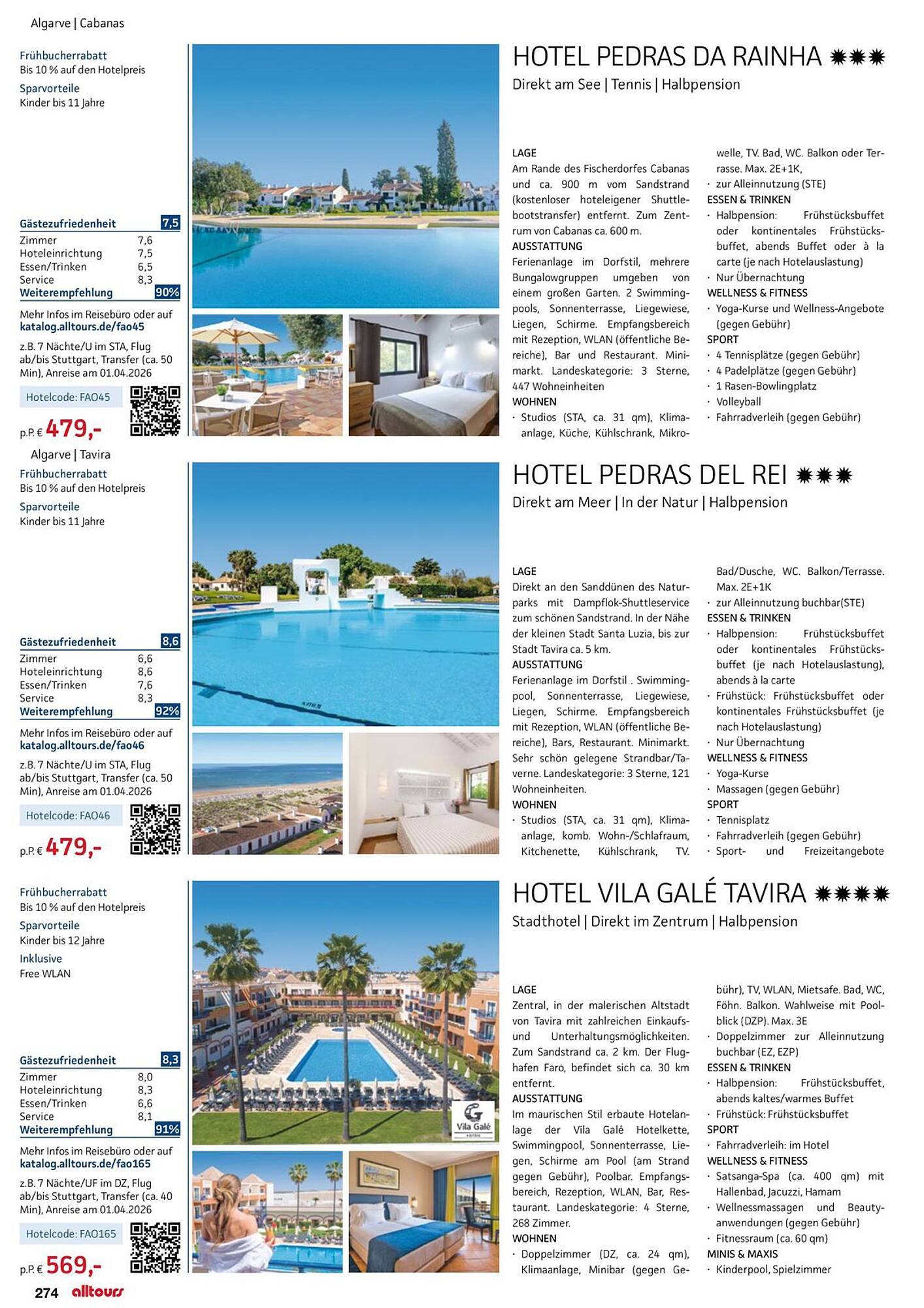 alltours Reisecenter Prospekt - Pagina 274
