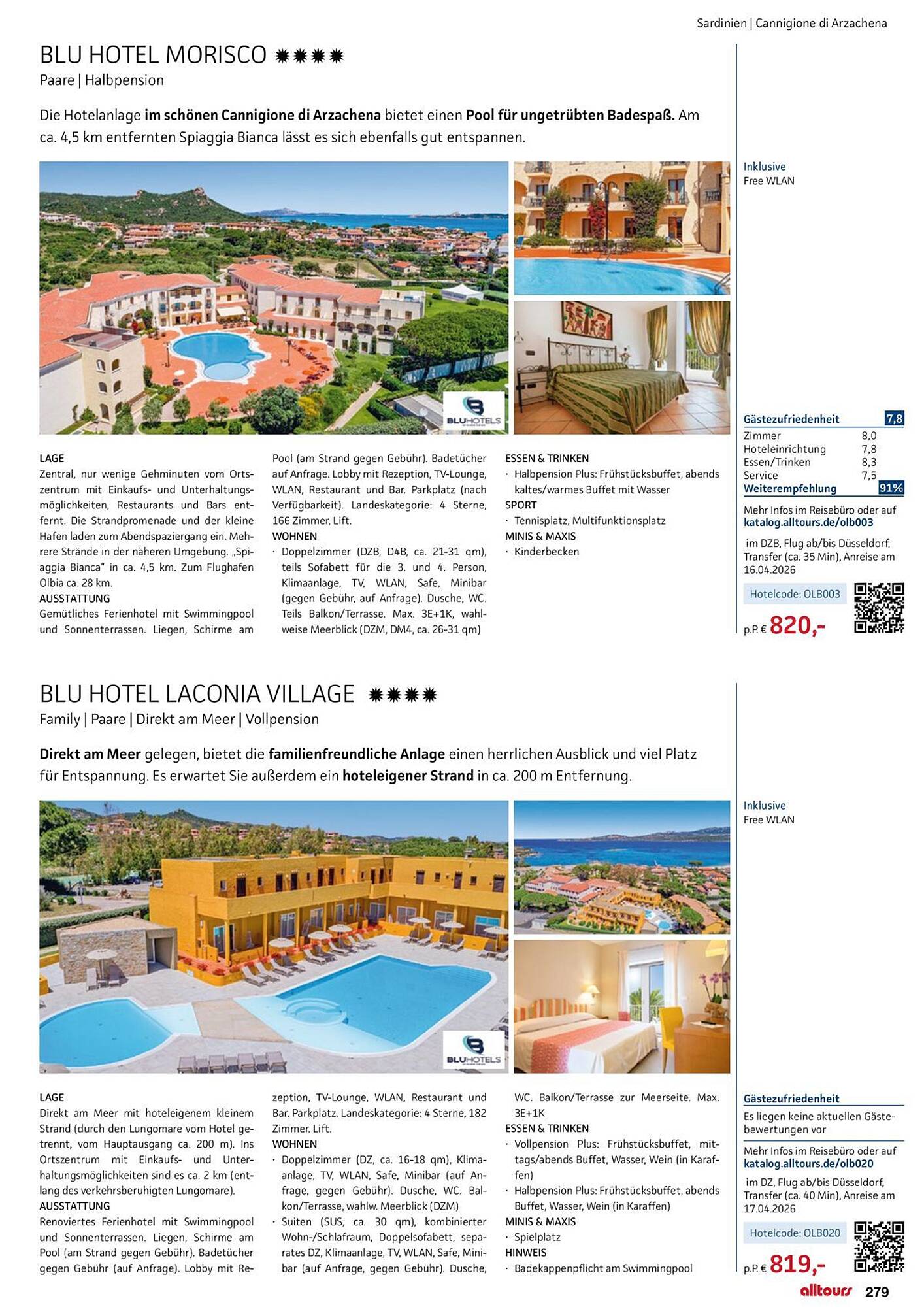 alltours Reisecenter Prospekt - Pagina 279