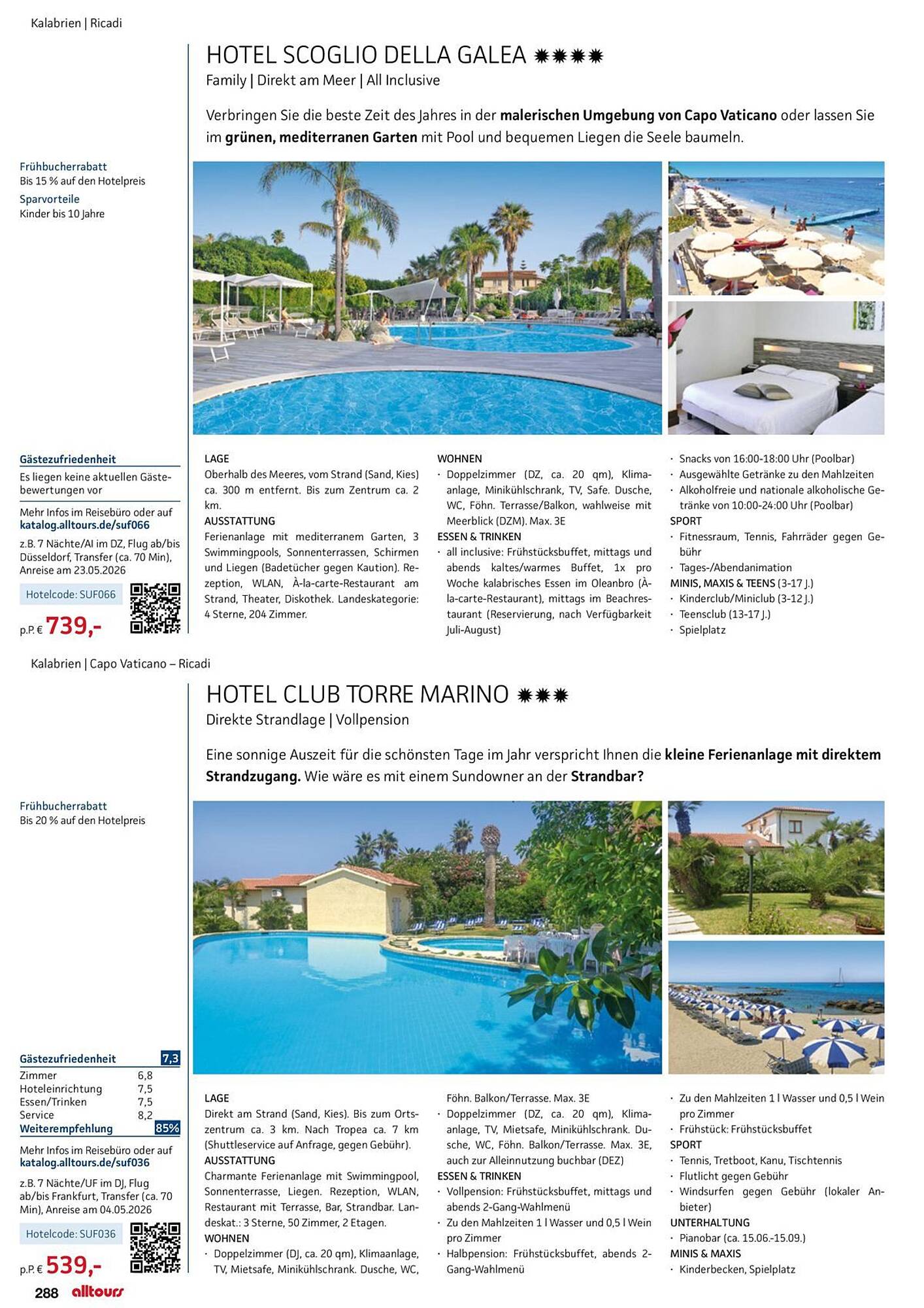 alltours Reisecenter Prospekt - Pagina 288