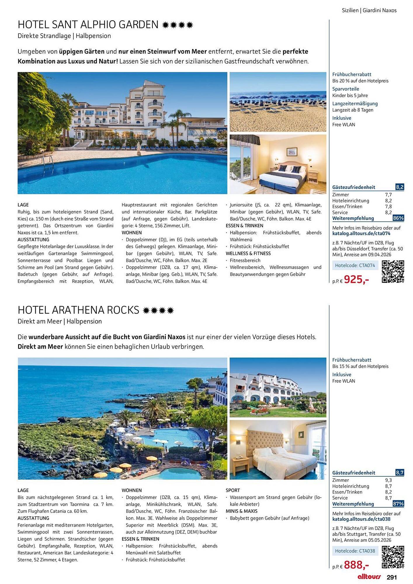 alltours Reisecenter Prospekt - Pagina 291