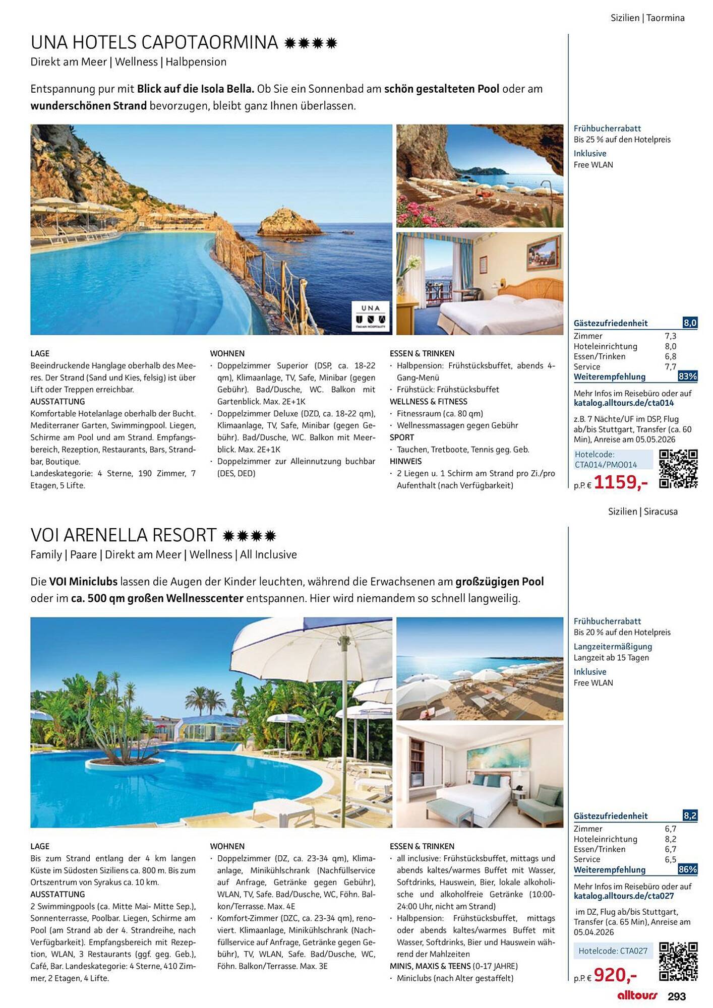 alltours Reisecenter Prospekt - Pagina 293