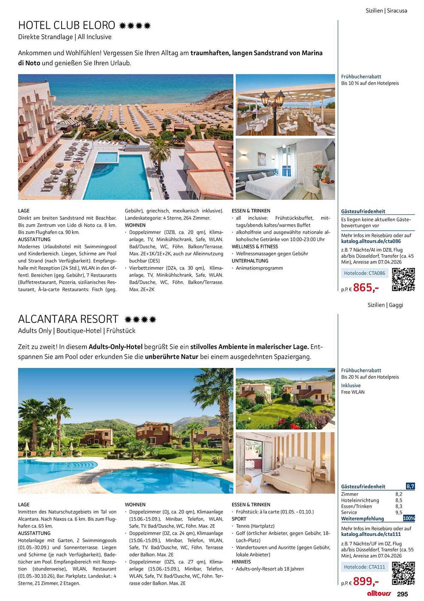 alltours Reisecenter Prospekt - Pagina 295