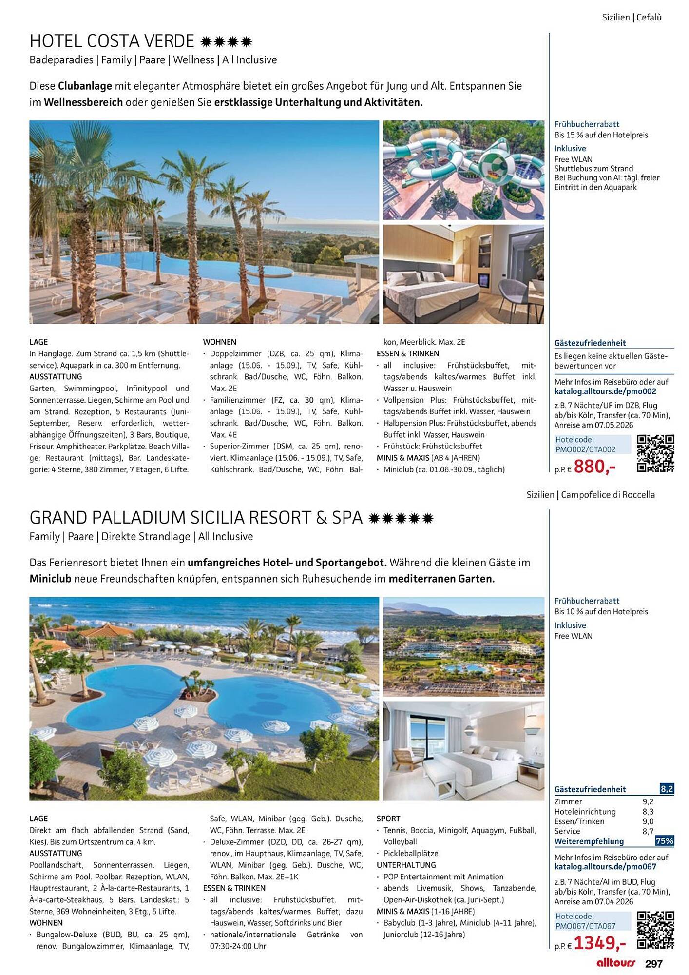 alltours Reisecenter Prospekt - Pagina 297