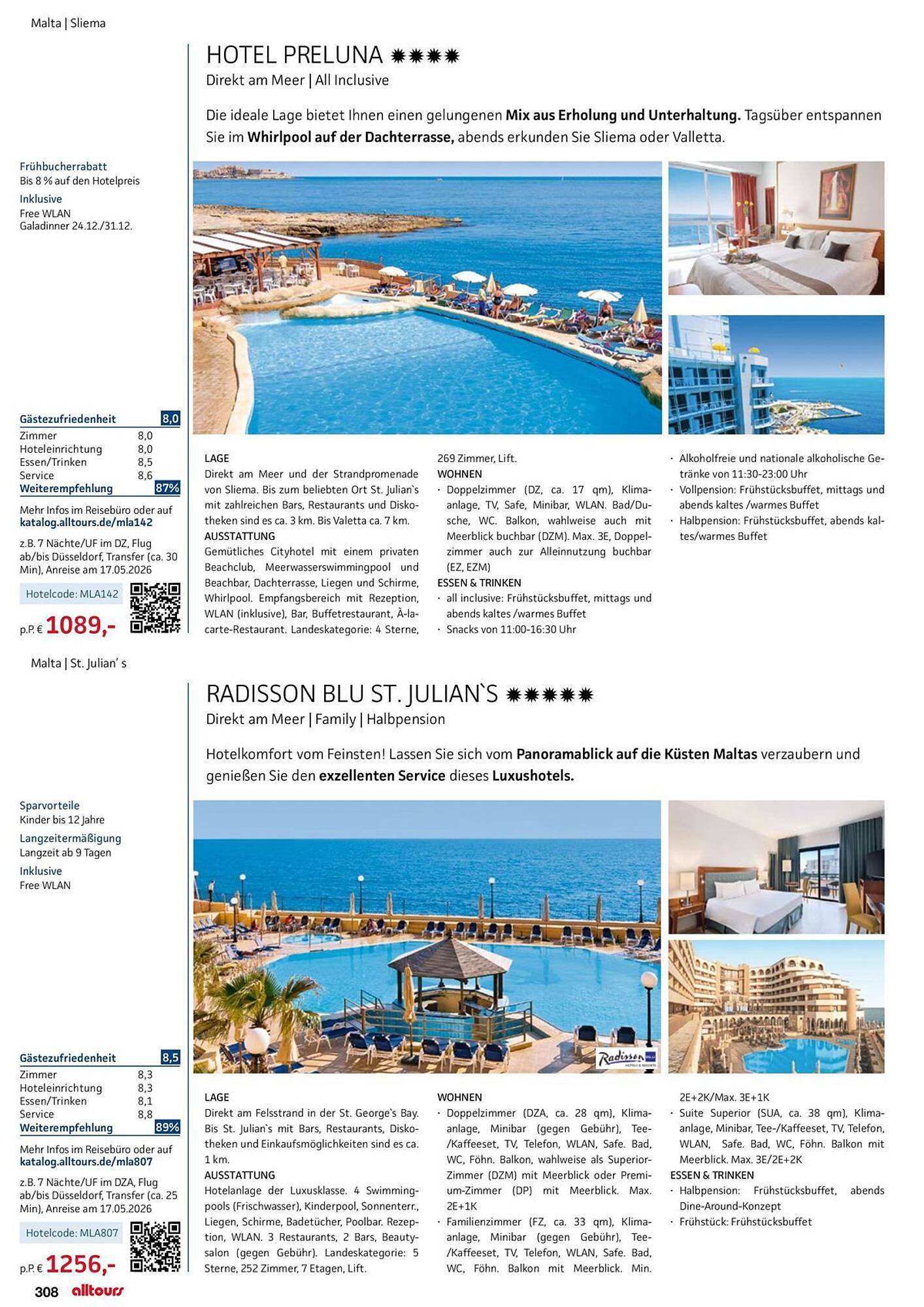alltours Reisecenter Prospekt - Pagina 308