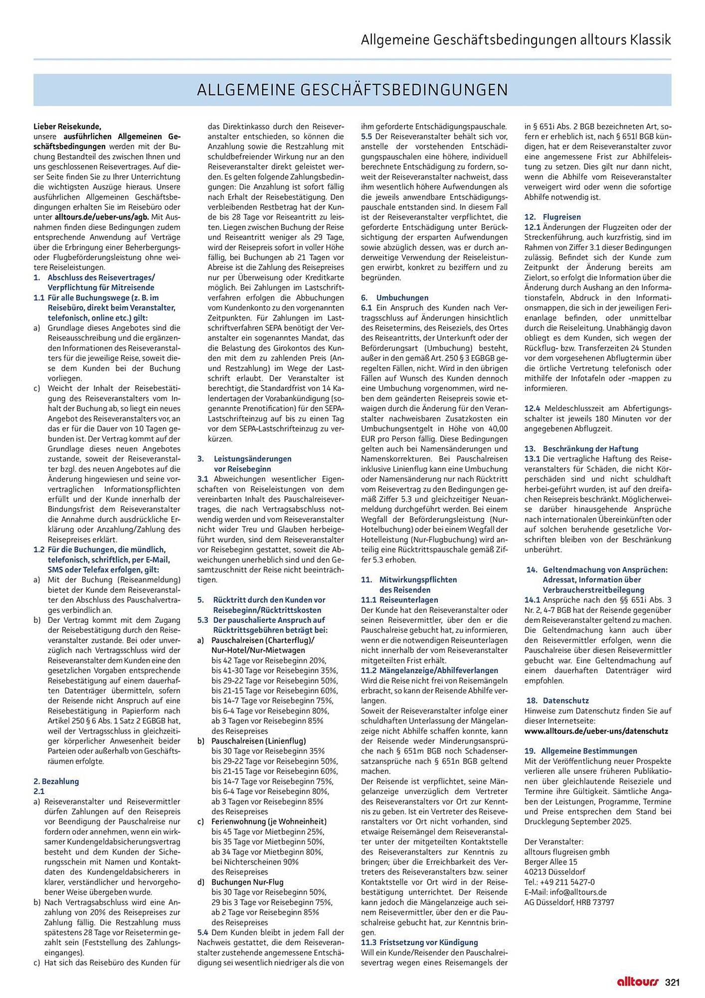 alltours Reisecenter Prospekt - Pagina 321