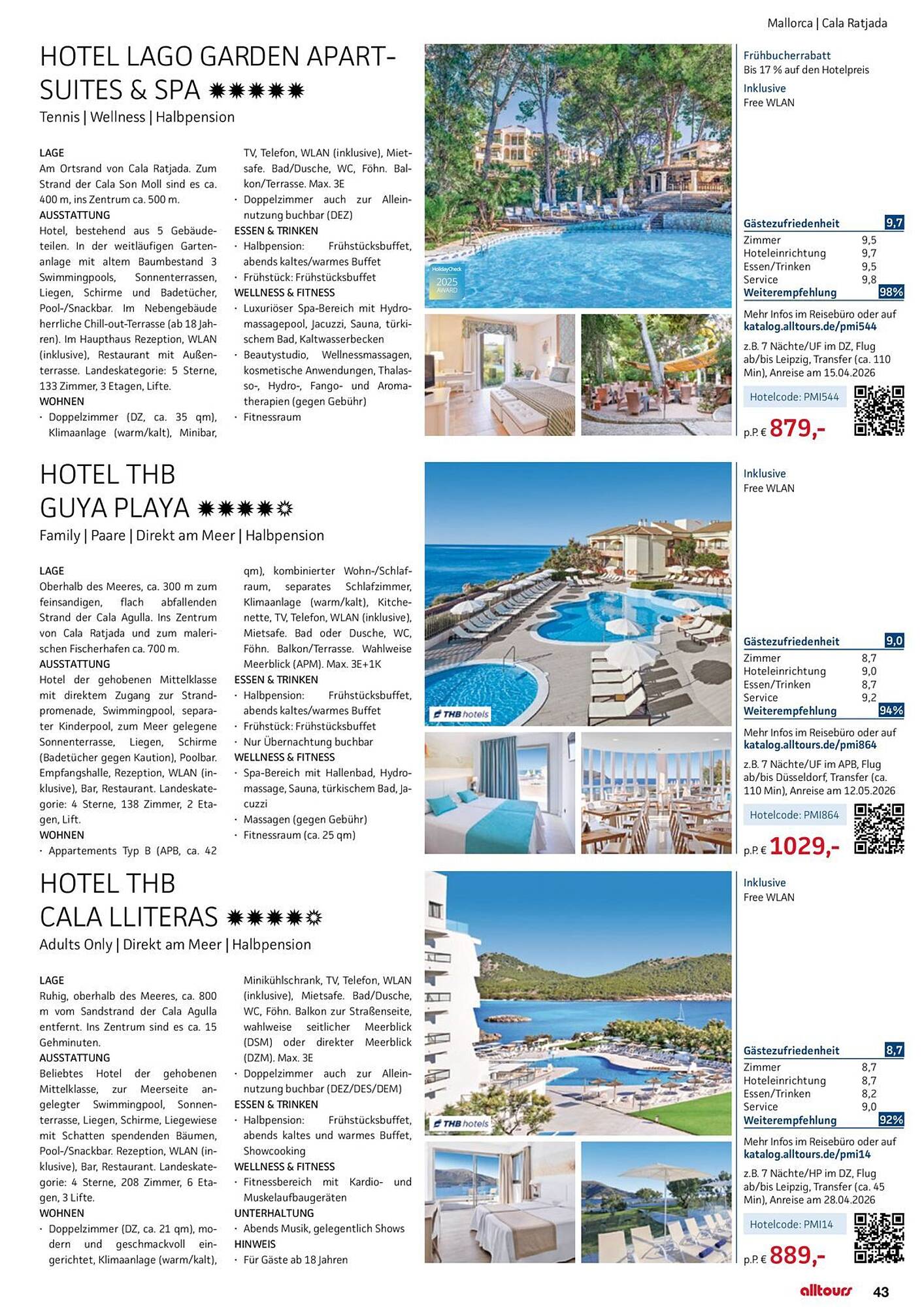 alltours Reisecenter Prospekt - Pagina 43