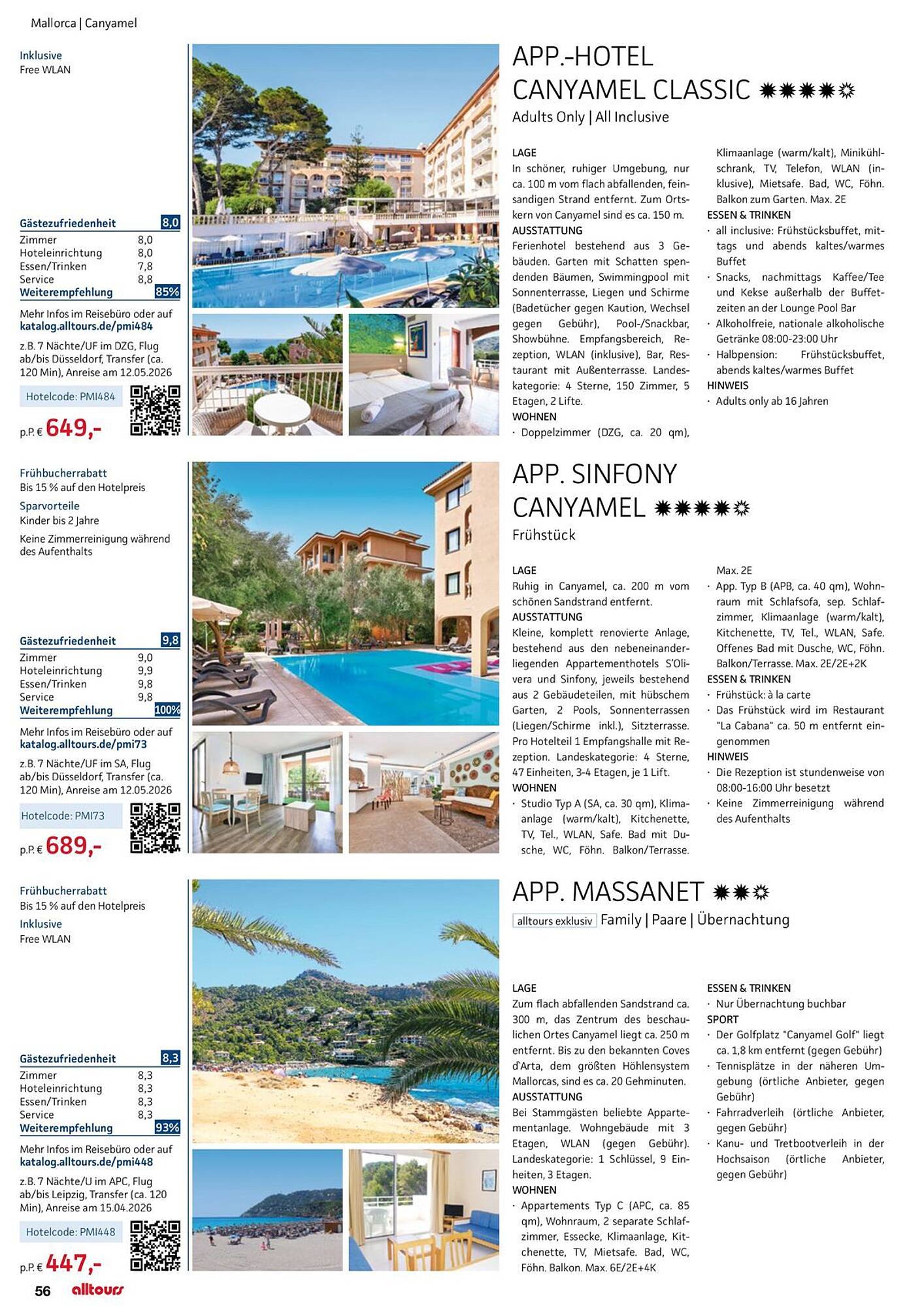 alltours Reisecenter Prospekt - Pagina 56