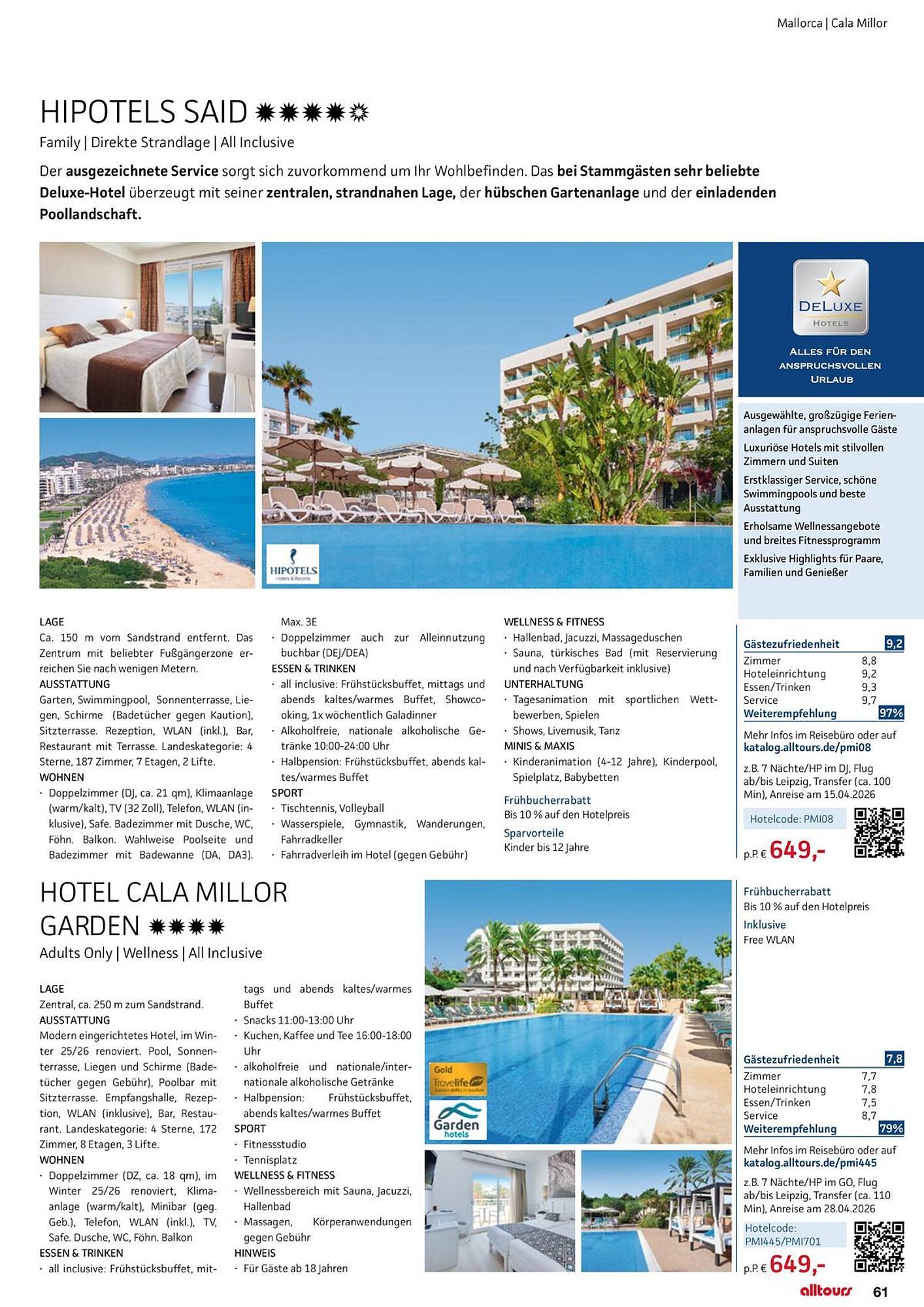 alltours Reisecenter Prospekt - Pagina 61