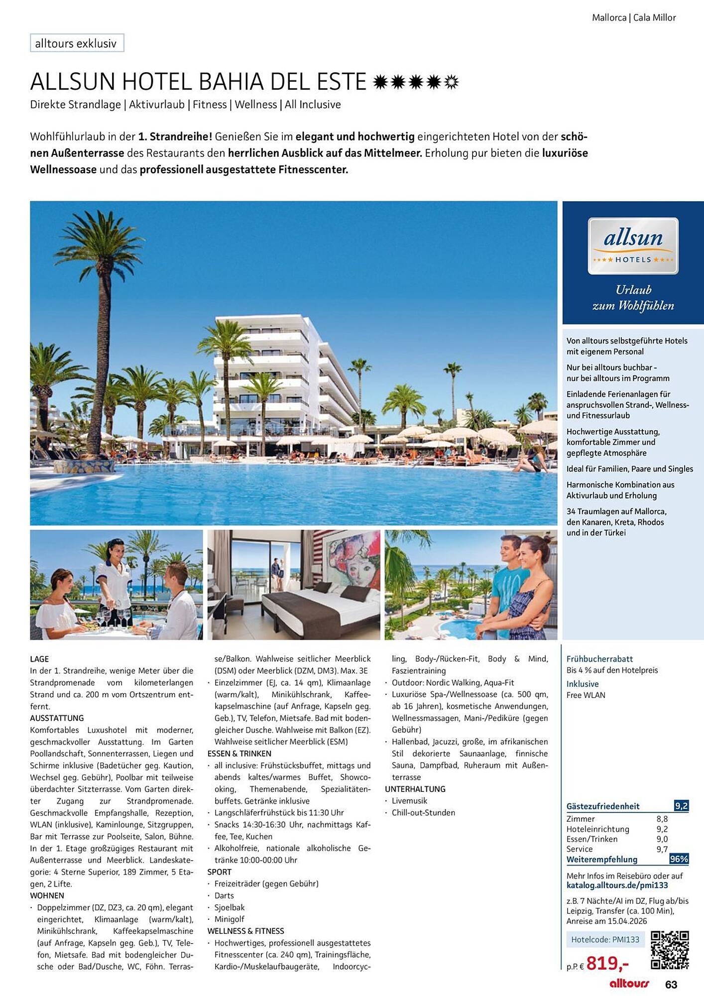 alltours Reisecenter Prospekt - Pagina 63