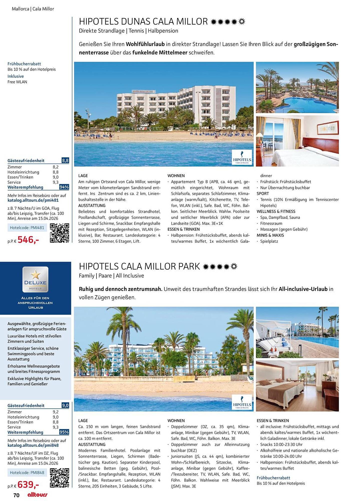 alltours Reisecenter Prospekt - Pagina 70