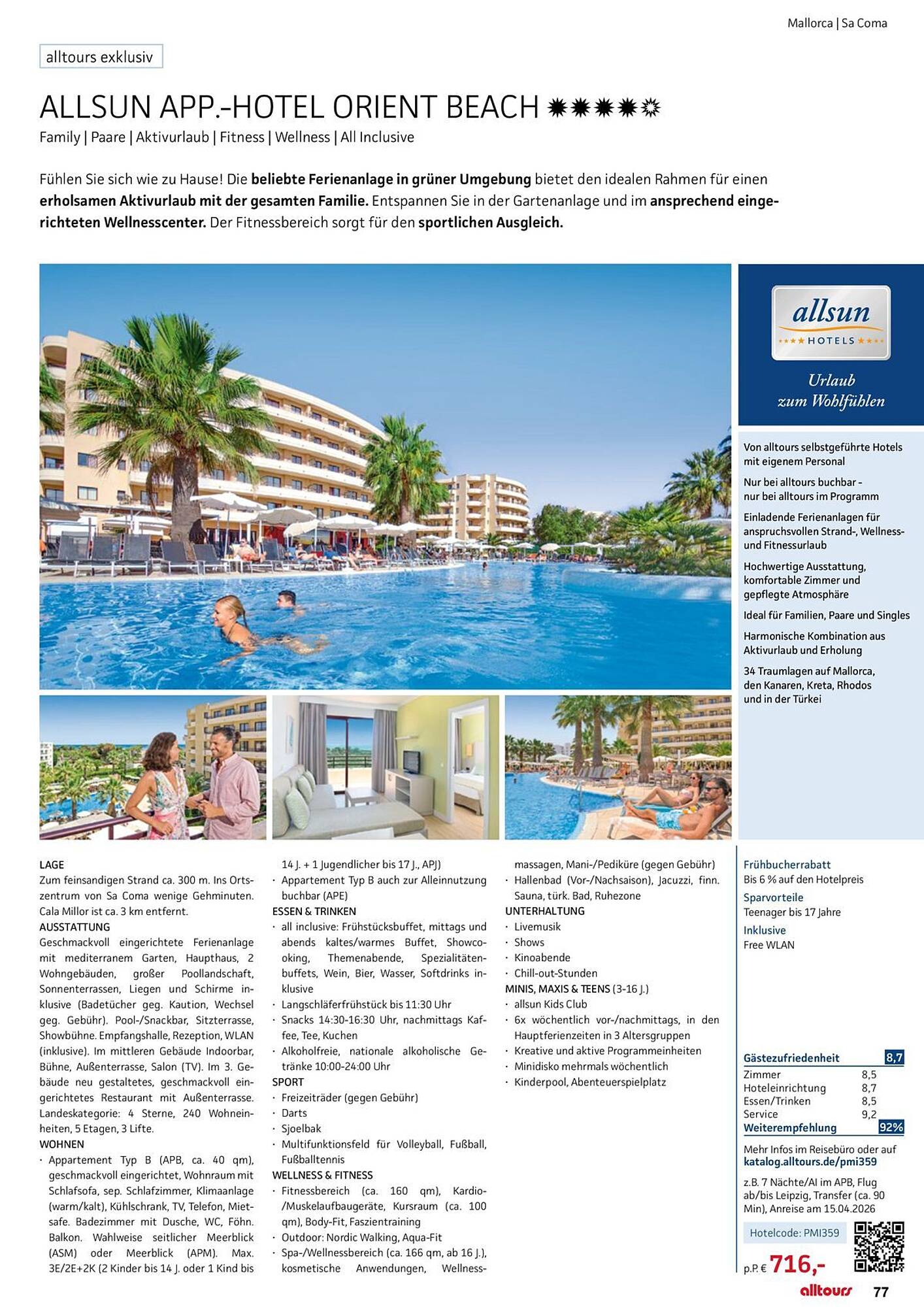 alltours Reisecenter Prospekt - Pagina 77