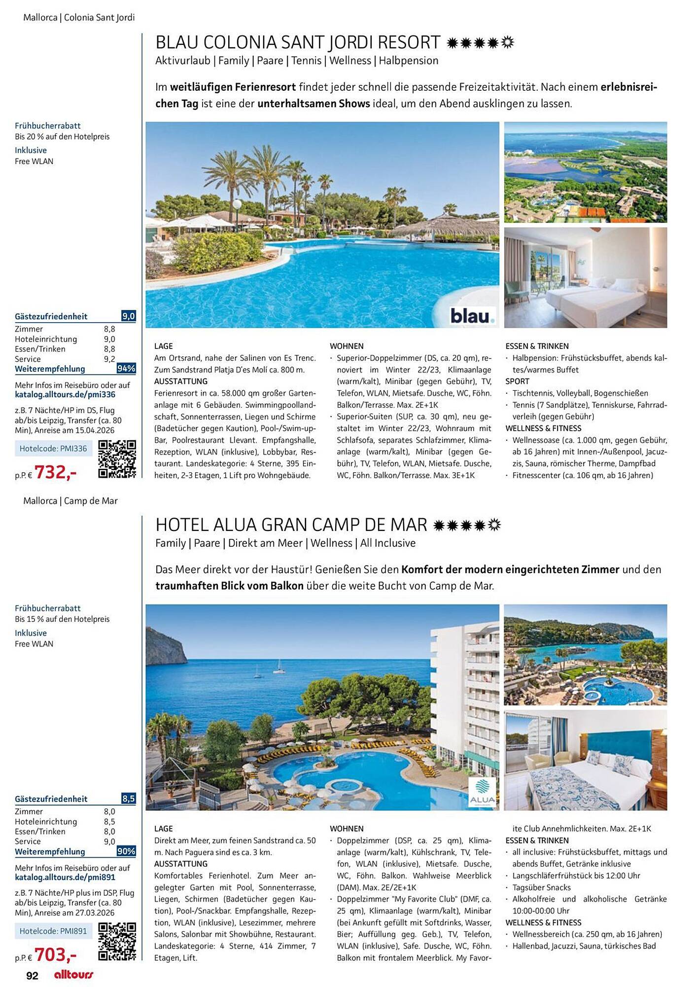 alltours Reisecenter Prospekt - Pagina 92