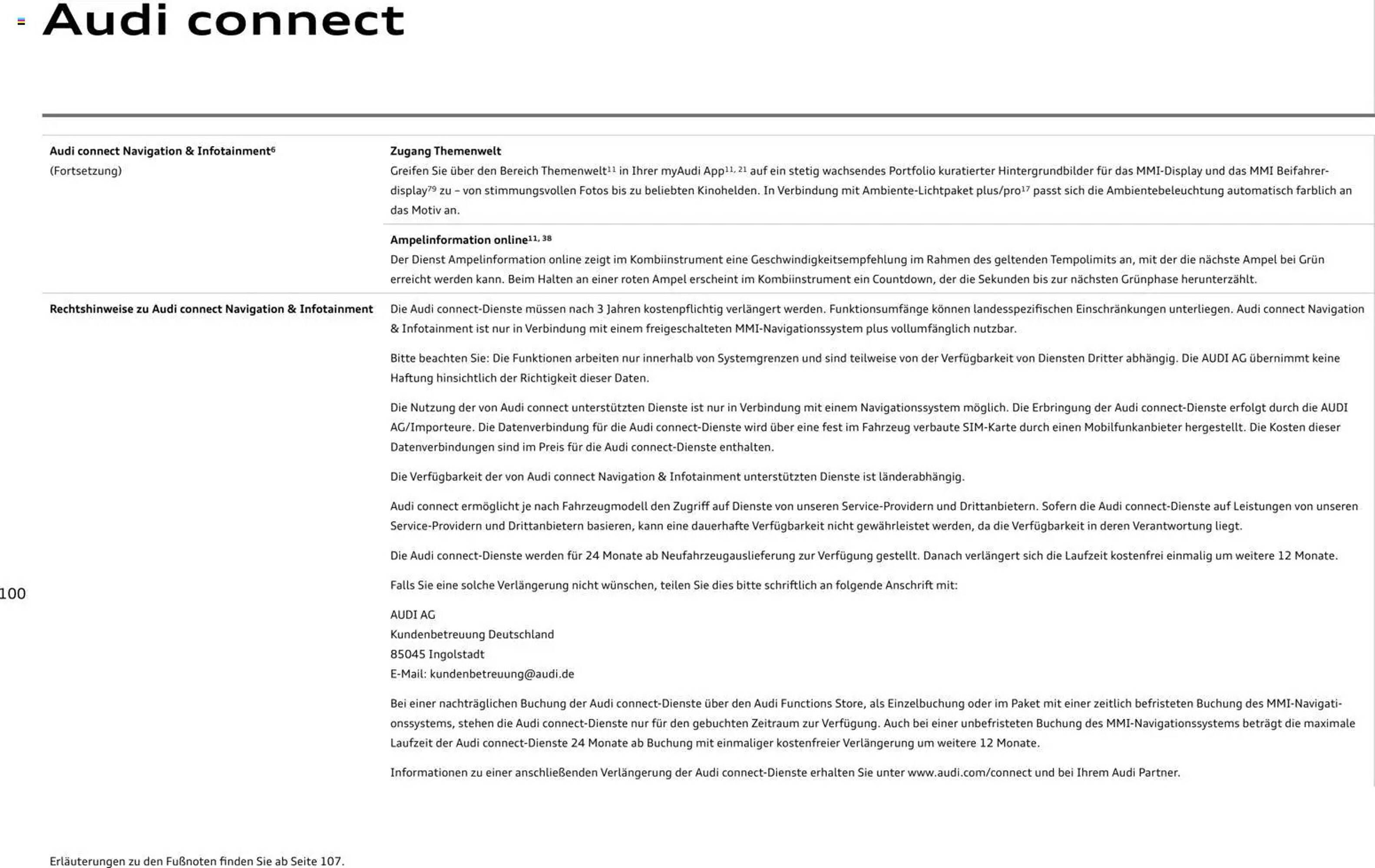 Audi Prospekt - Pagina 100