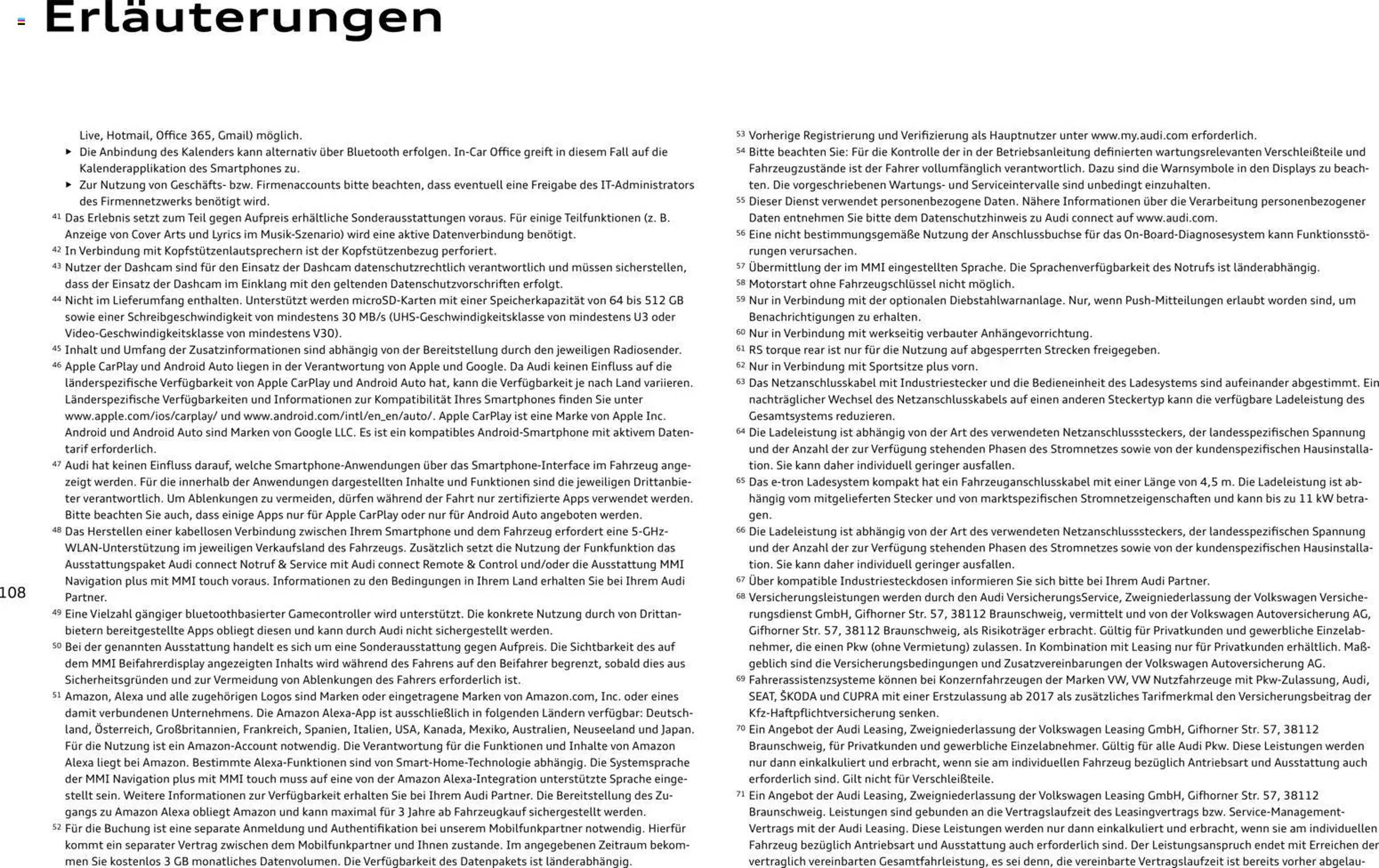 Audi Prospekt - Pagina 108