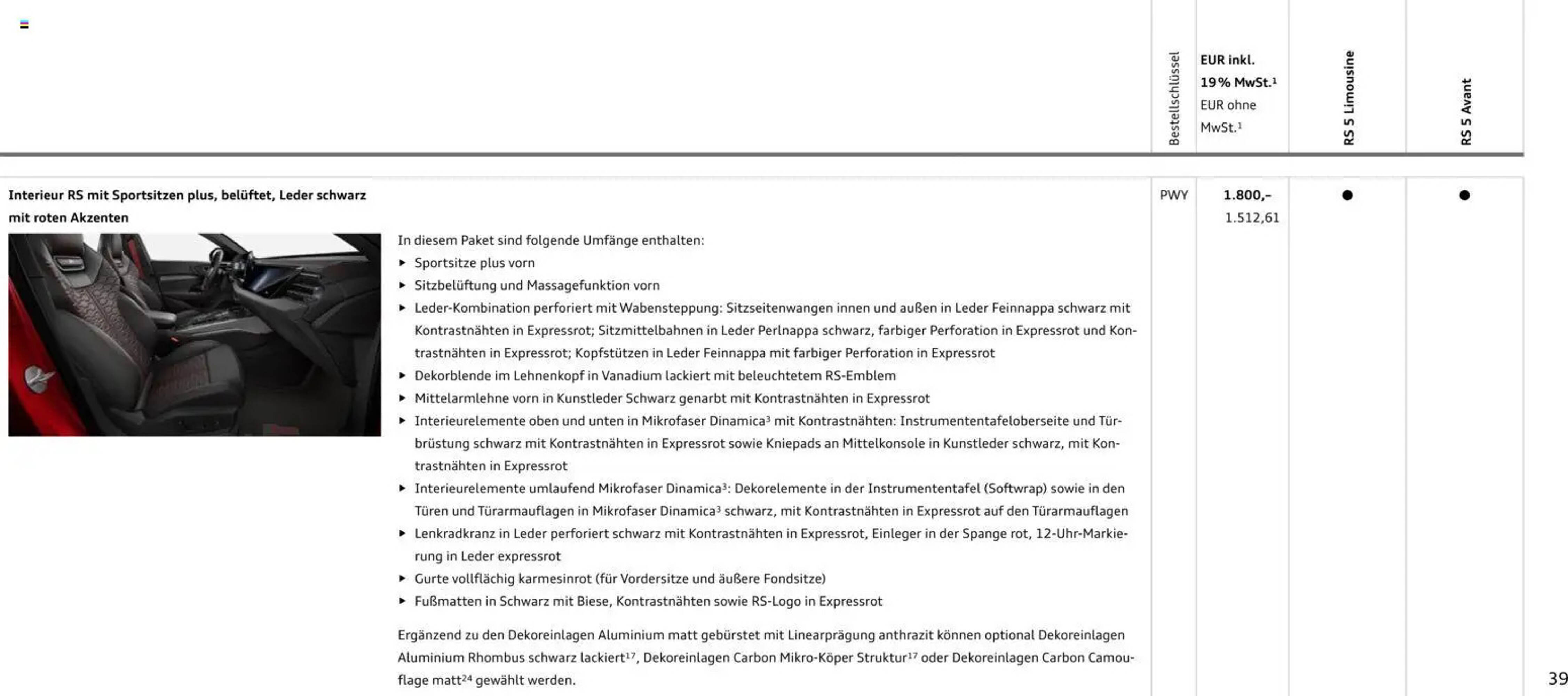 Audi Prospekt - Pagina 39