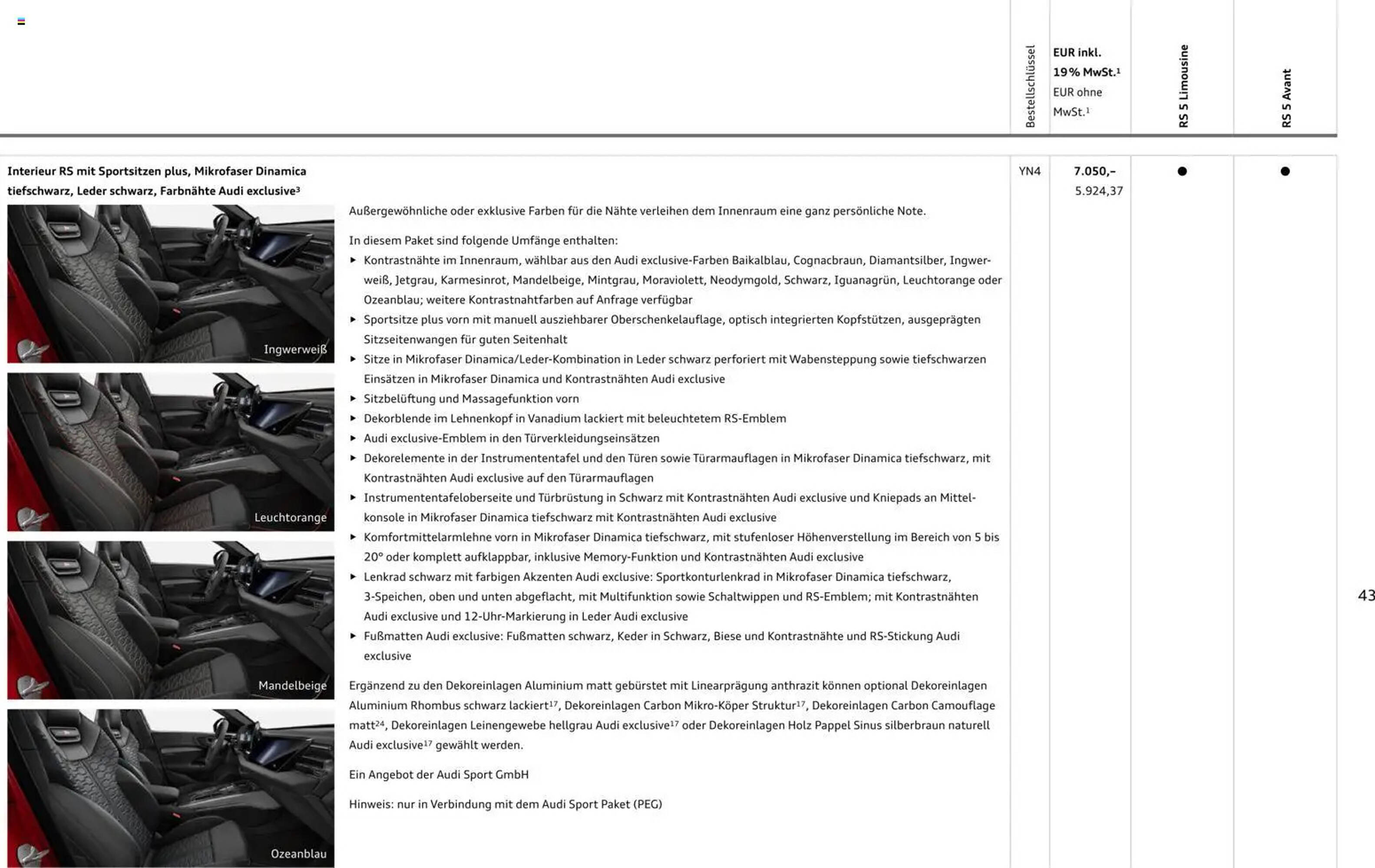 Audi Prospekt - Pagina 43