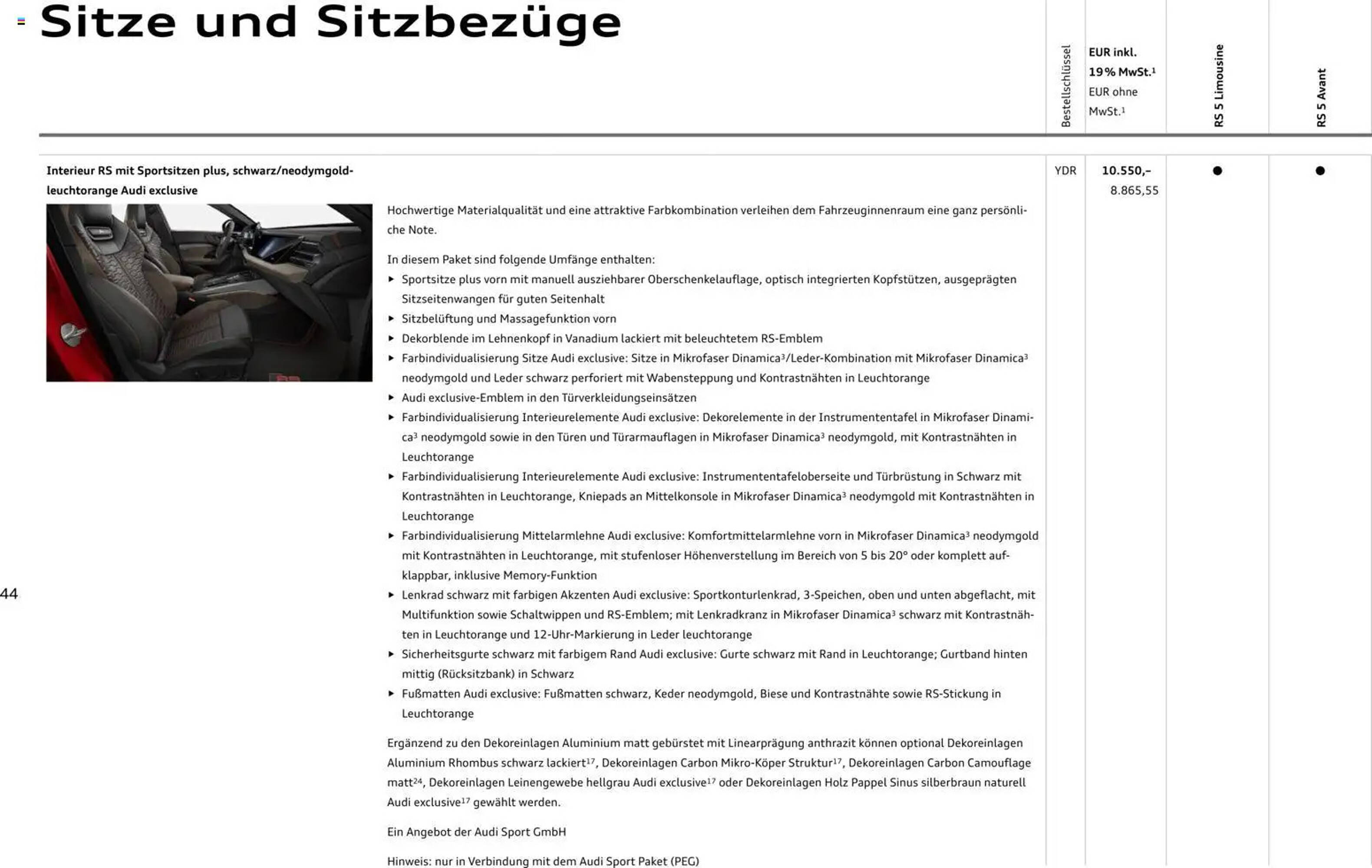 Audi Prospekt - Pagina 44