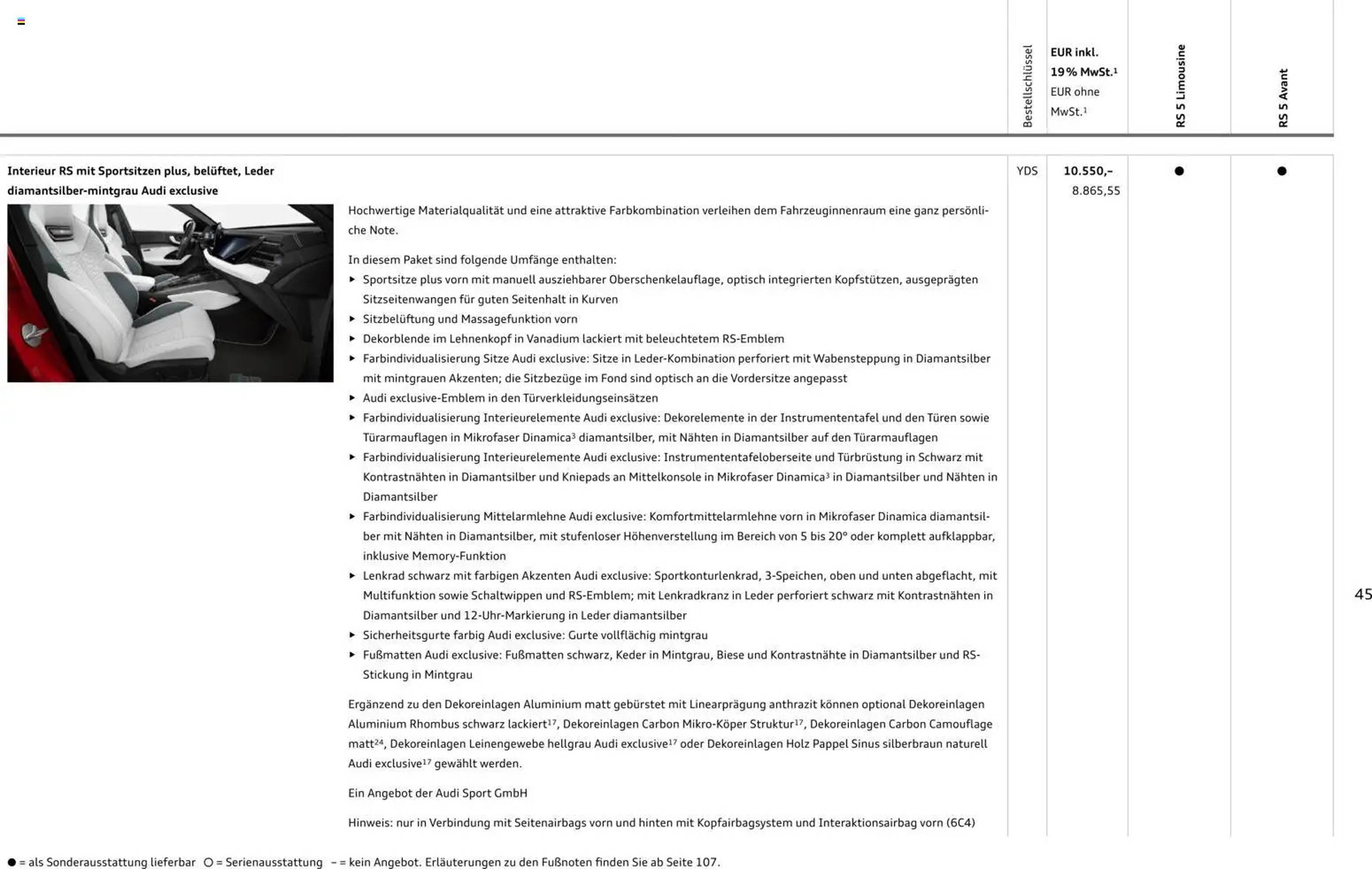 Audi Prospekt - Pagina 45