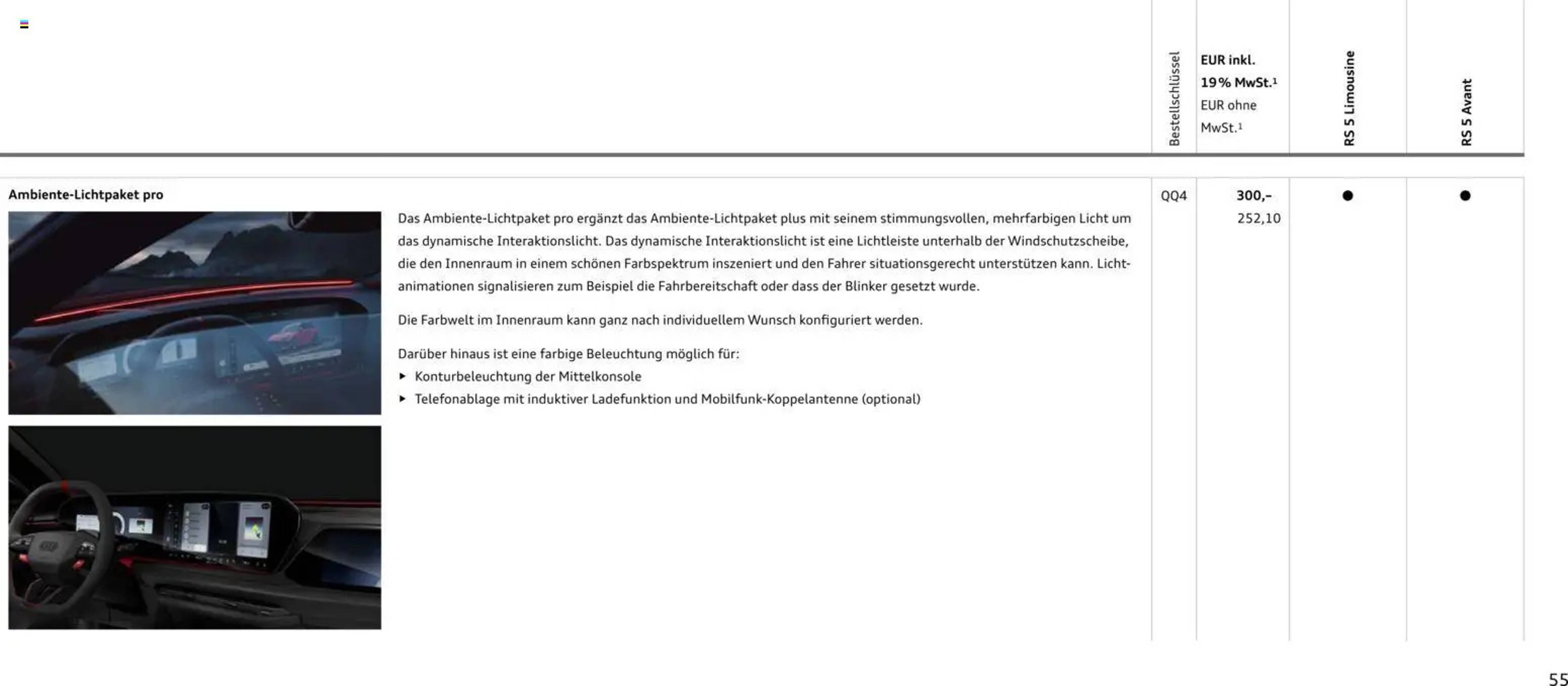 Audi Prospekt - Pagina 55