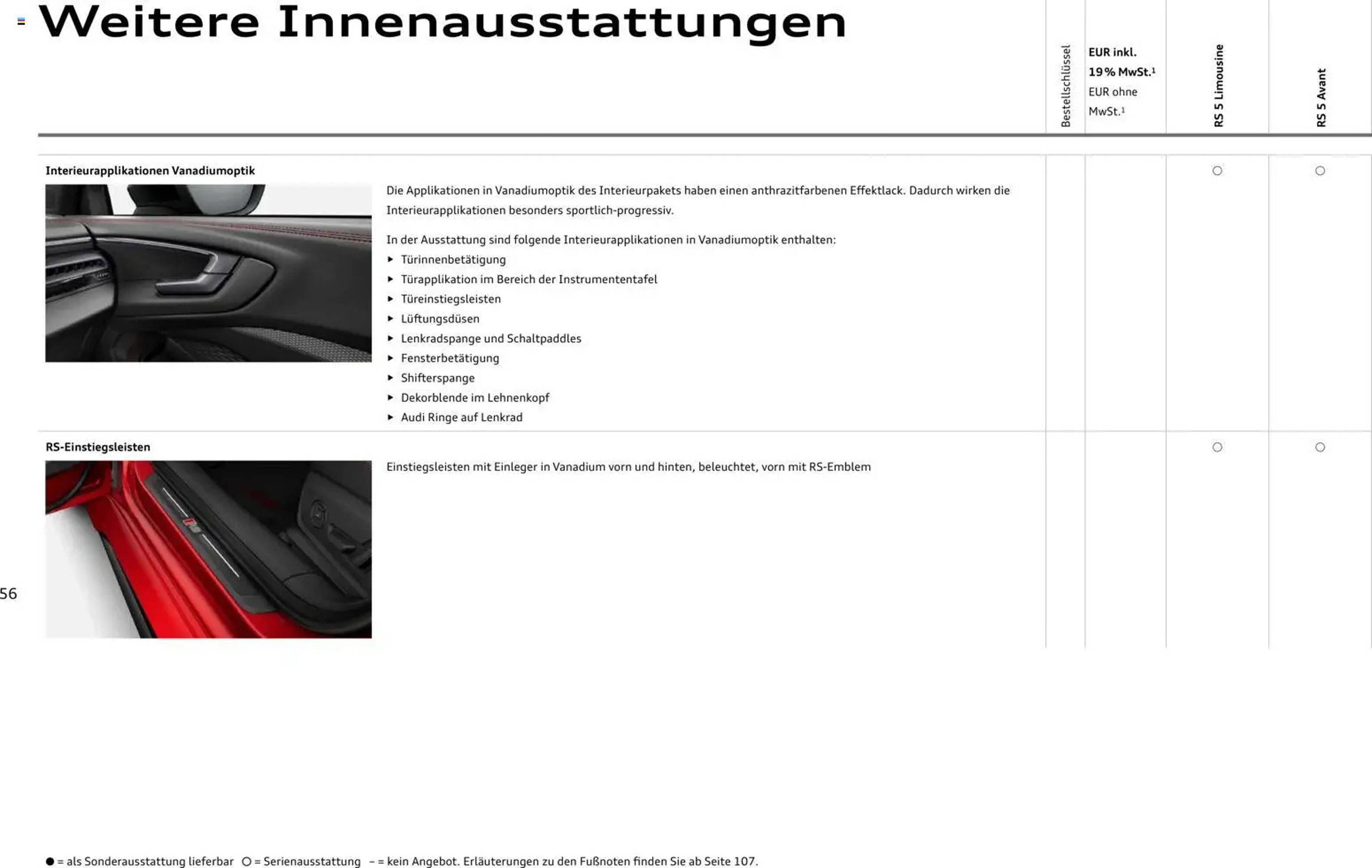 Audi Prospekt - Pagina 56