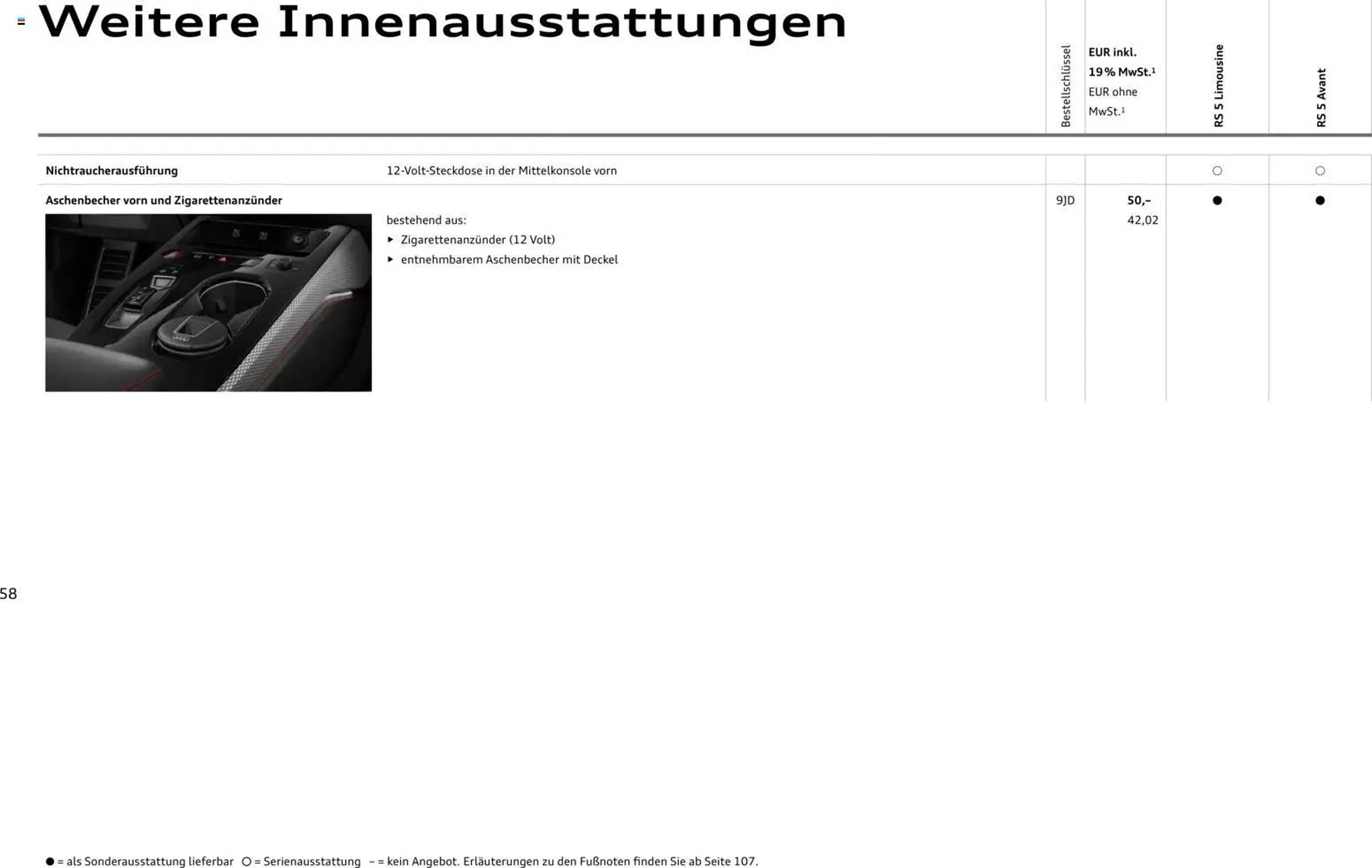 Audi Prospekt - Pagina 58