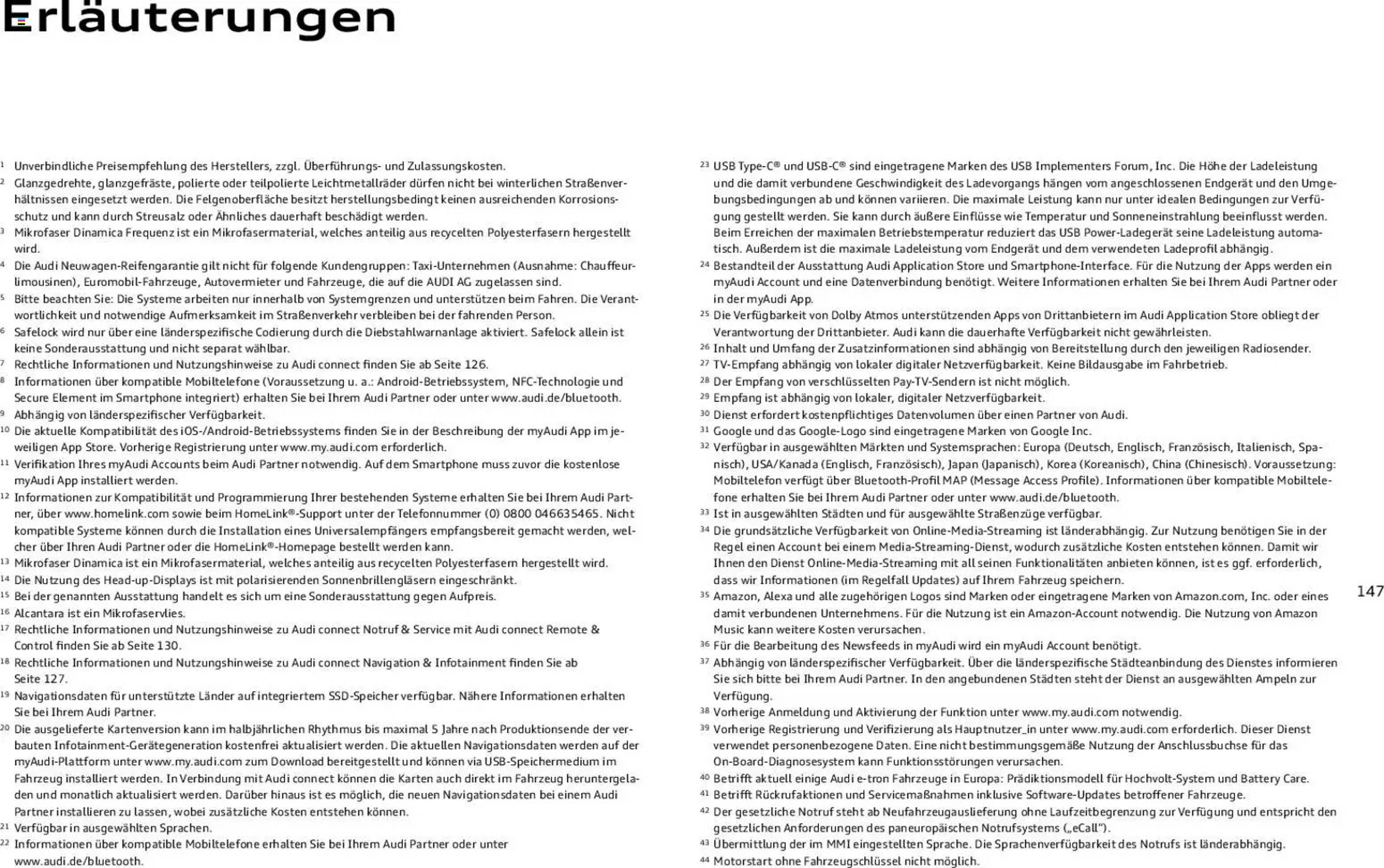 Audi Prospekt - Pagina 147