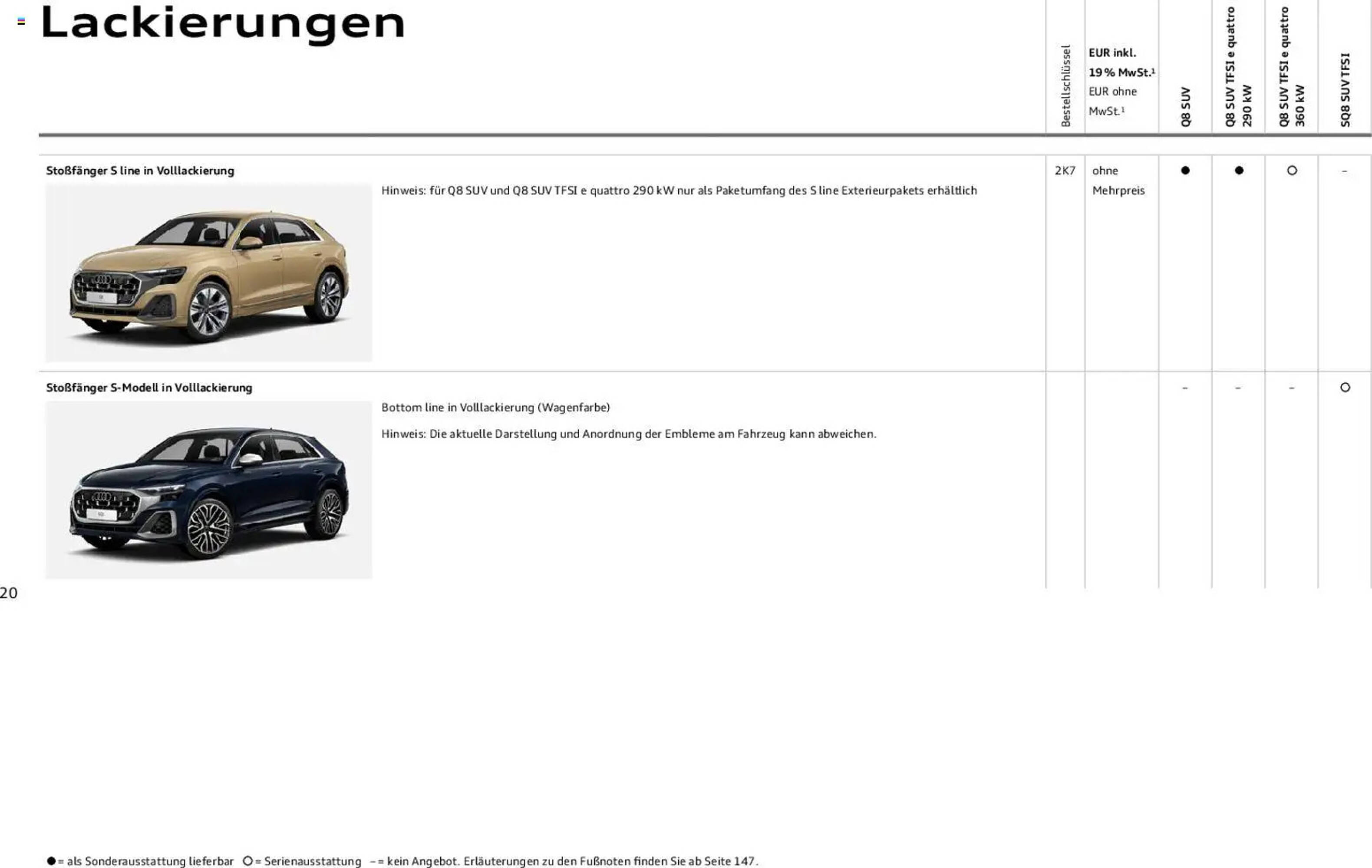 Audi Prospekt - Pagina 20