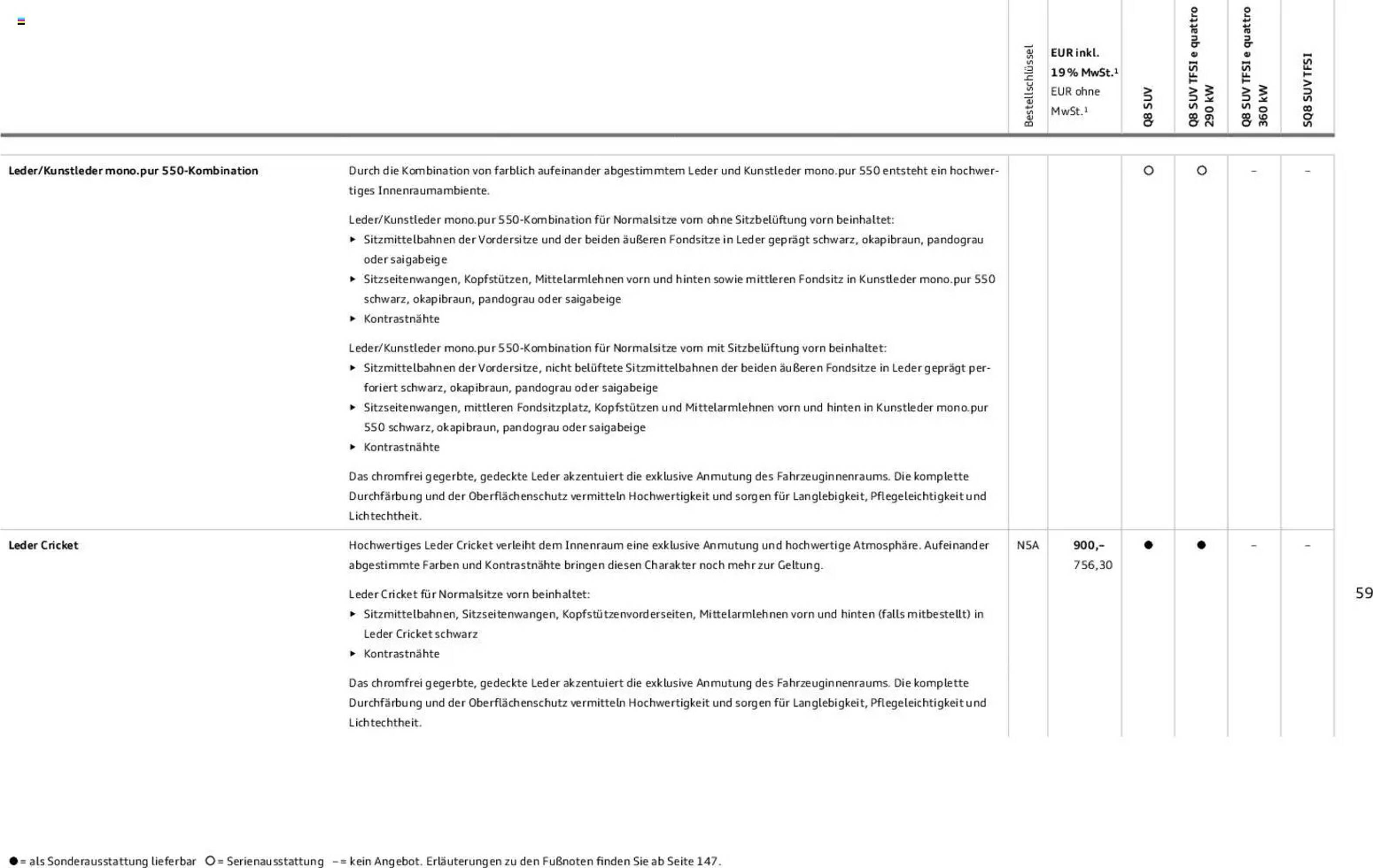 Audi Prospekt - Pagina 59