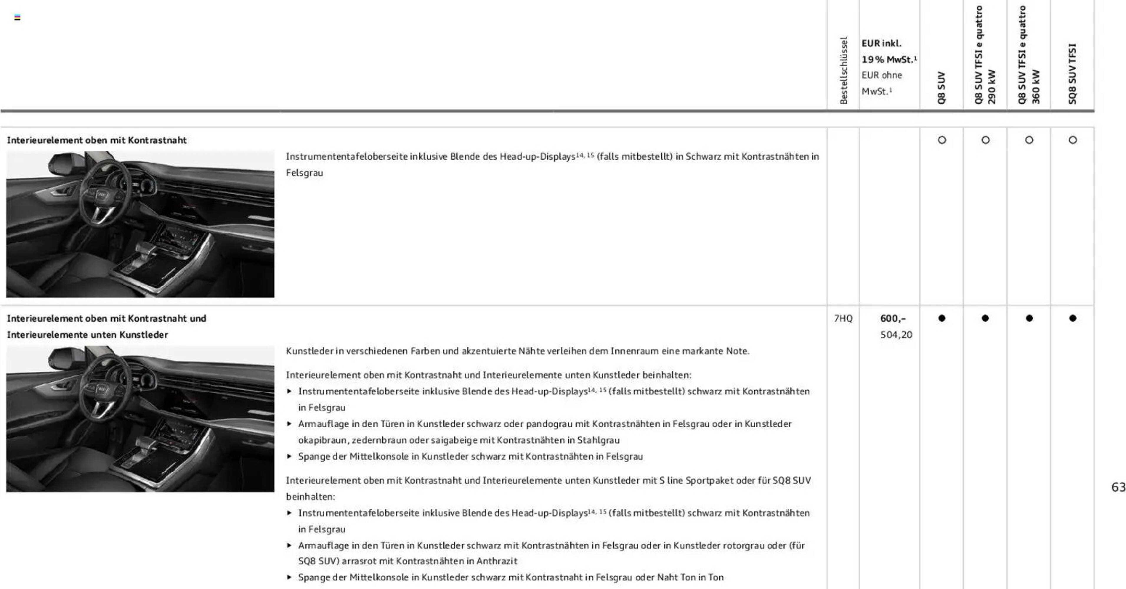 Audi Prospekt - Pagina 63