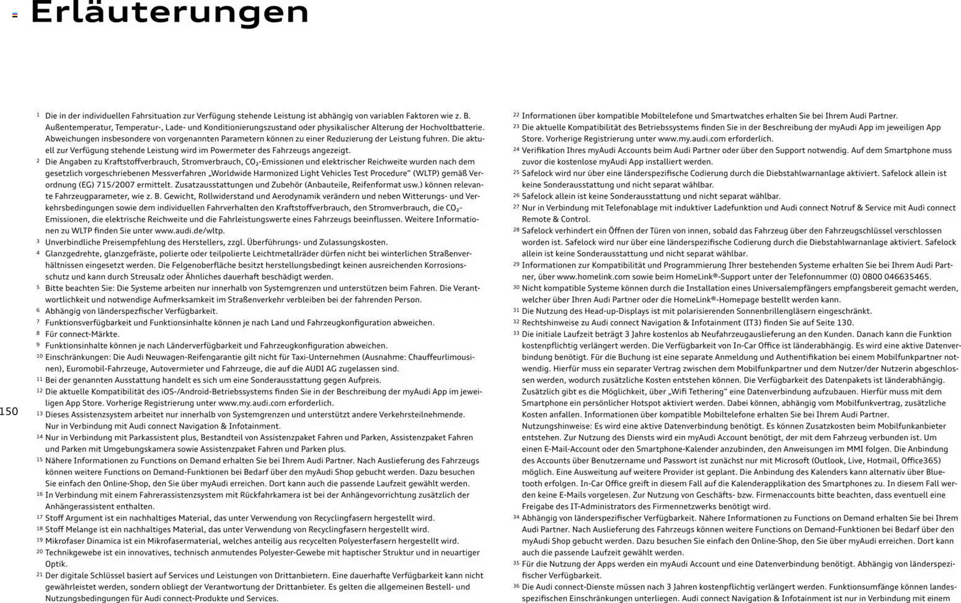 Audi Prospekt - Pagina 150