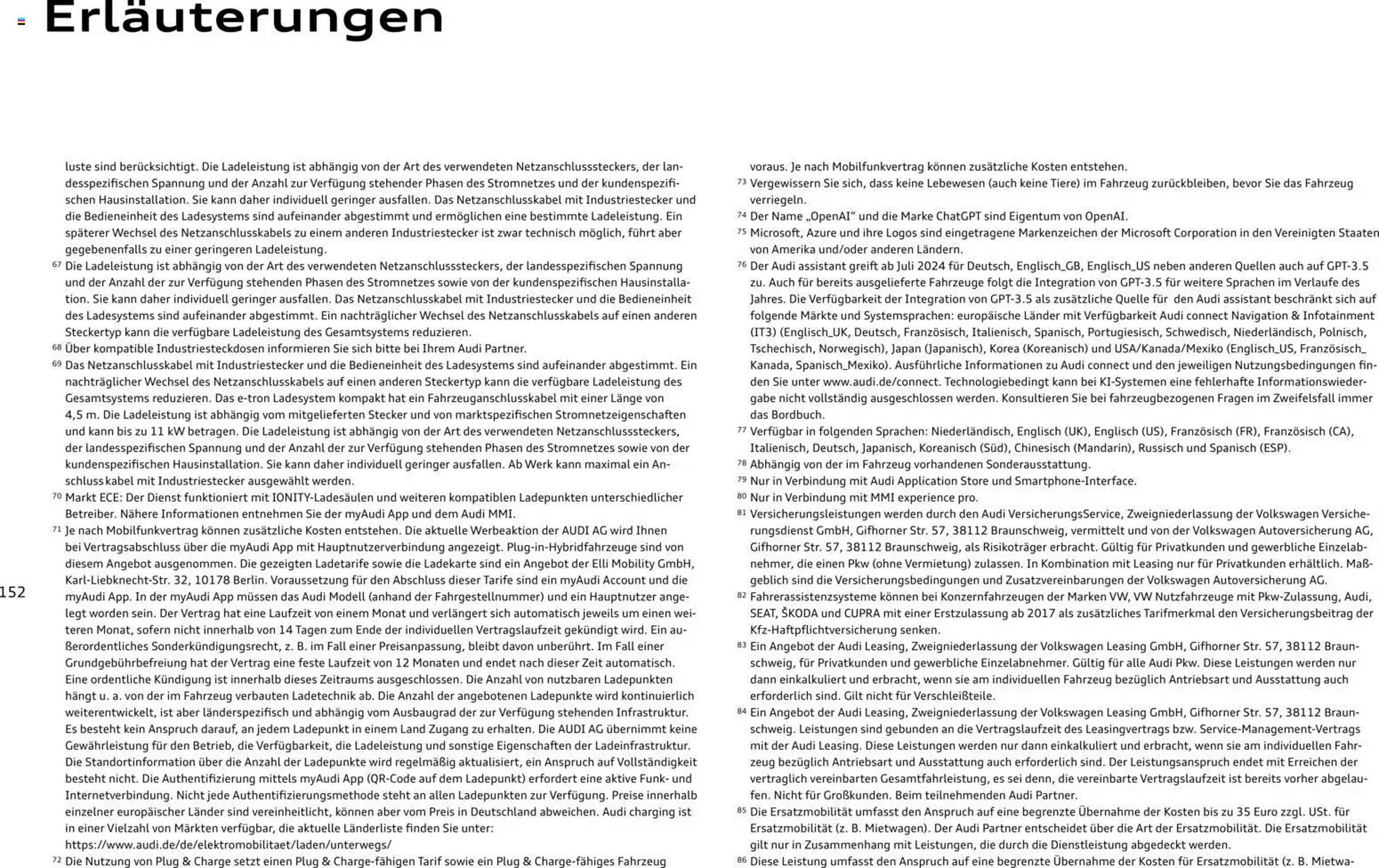 Audi Prospekt - Pagina 152