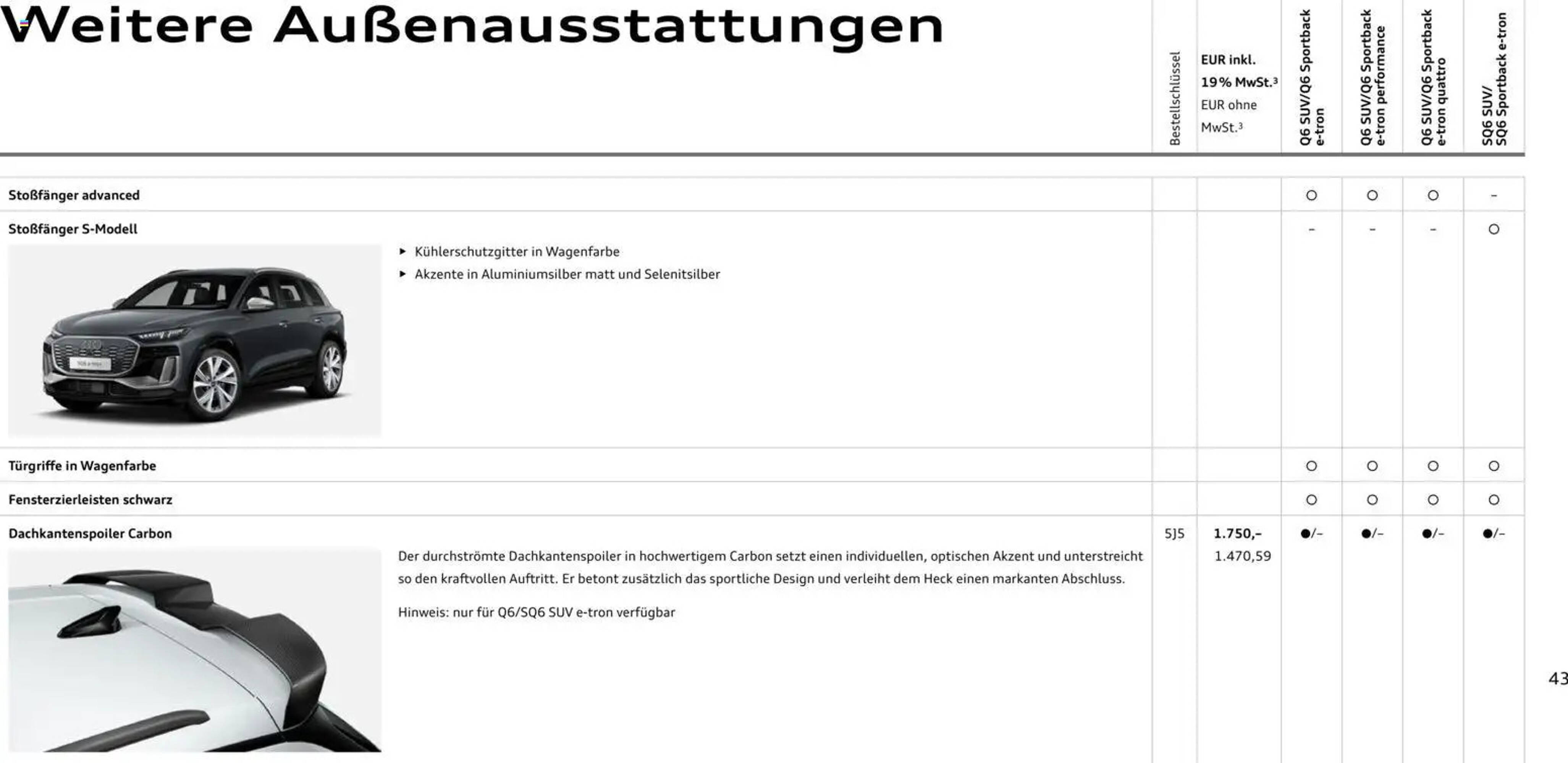 Audi Prospekt - Pagina 43