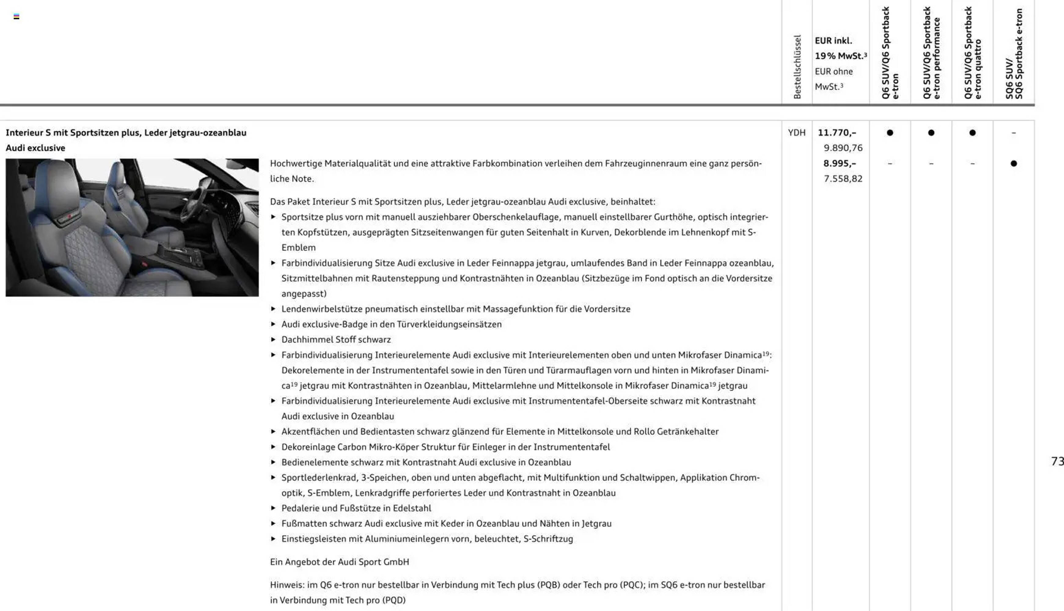 Audi Prospekt - Pagina 73