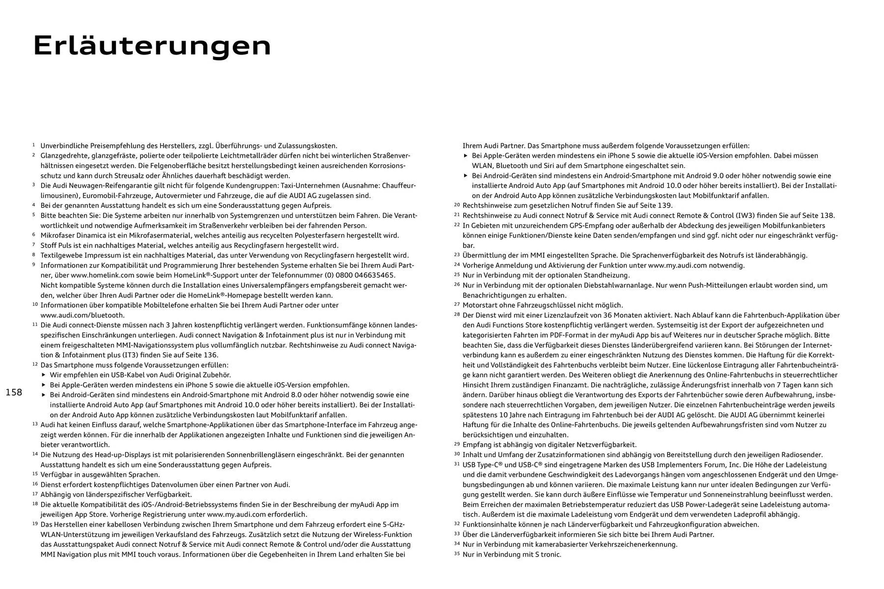 Audi Prospekt - Pagina 158