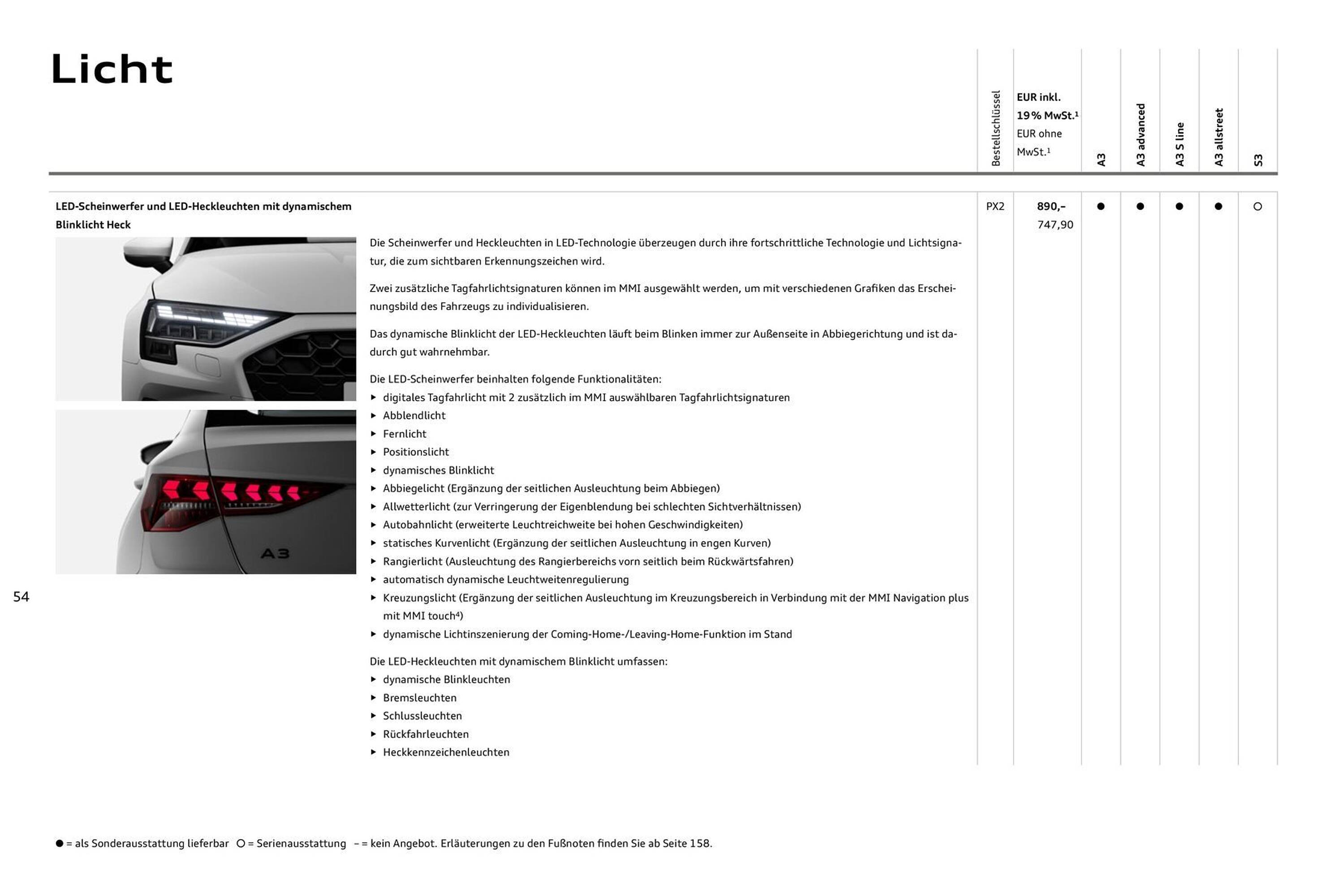 Audi Prospekt - Pagina 54