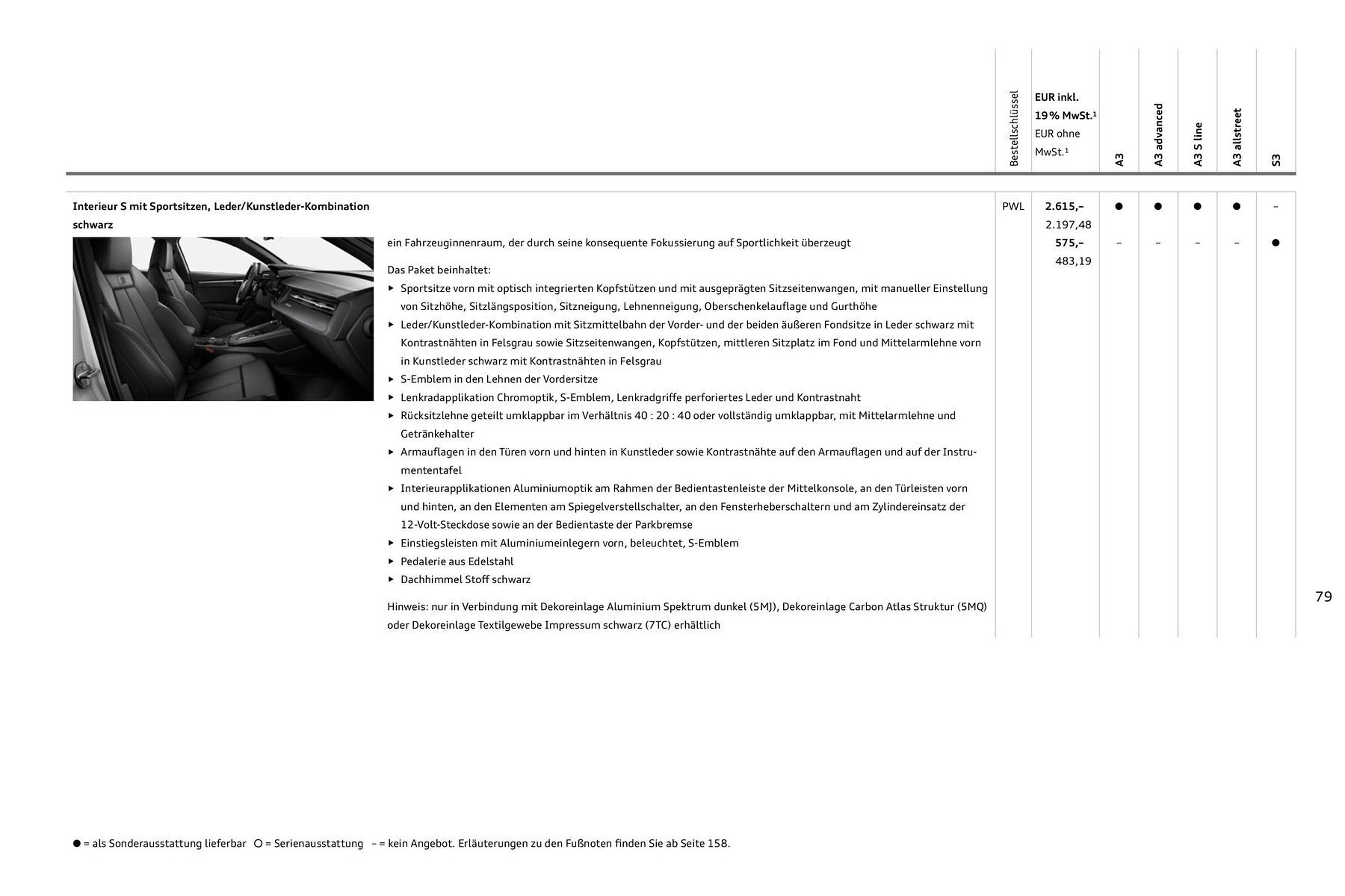 Audi Prospekt - Pagina 79
