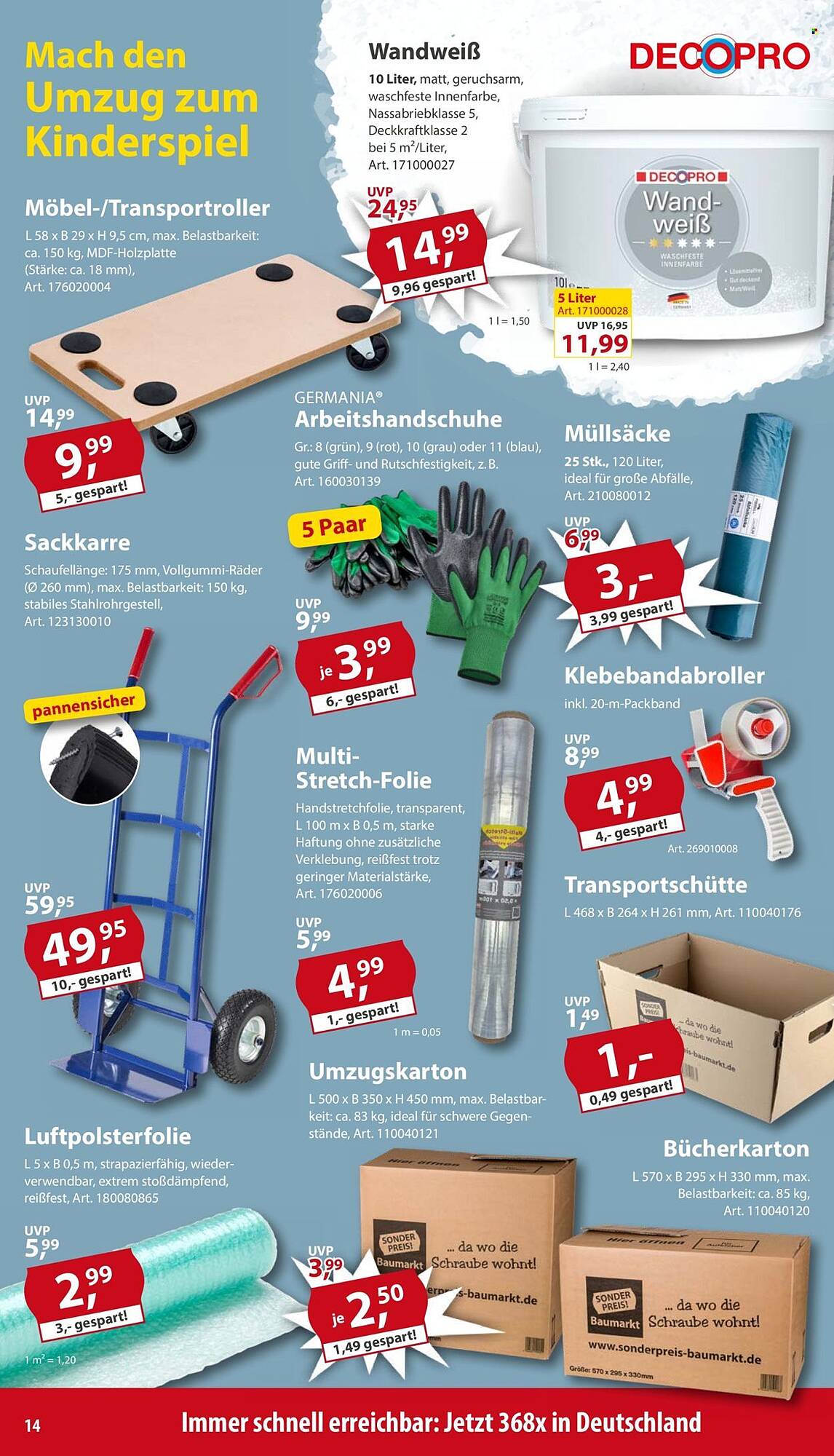 Sonderpreis Baumarkt Prospekt - Pagina 14
