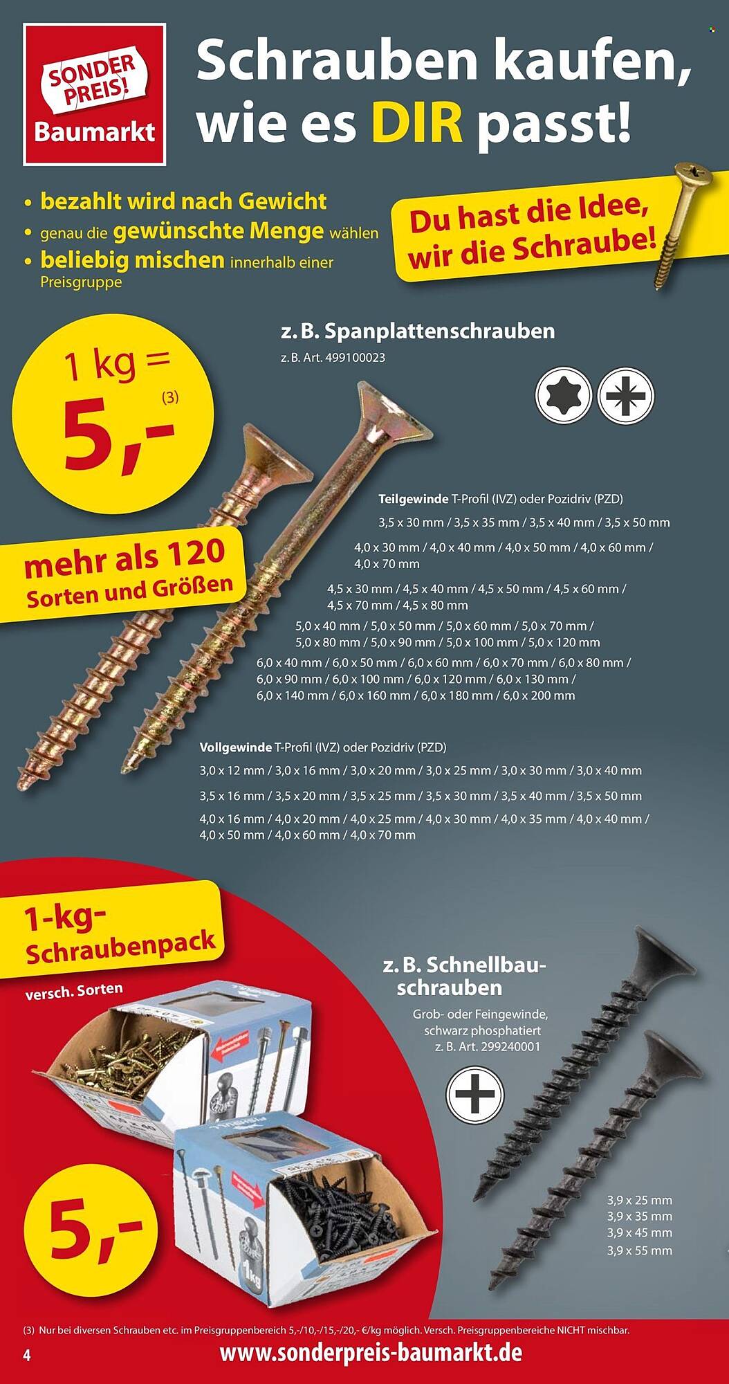Sonderpreis Baumarkt Prospekt - Pagina 4