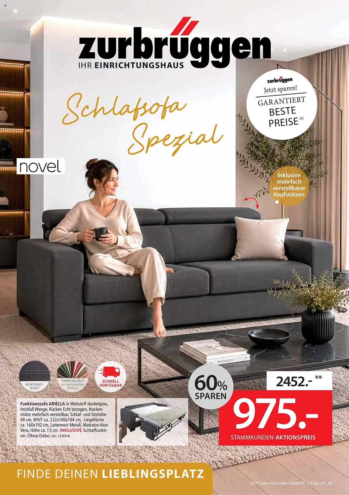 Zurbrüggen Prospekt - Pagina 1