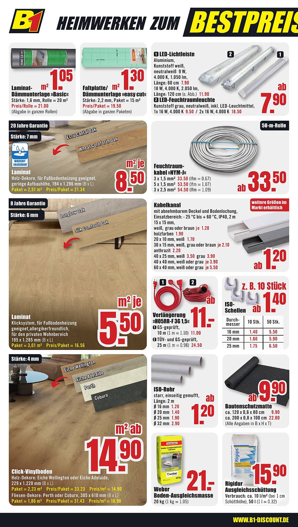 B1 Discount Baumarkt Prospekt - Pagina 6