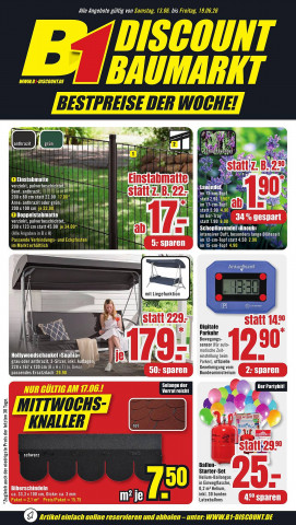 B1 Discount Baumarkt Prospekt