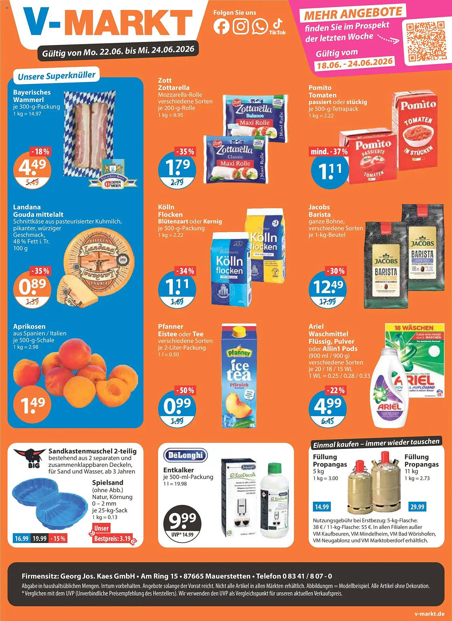 V-Markt Prospekt - Pagina 1