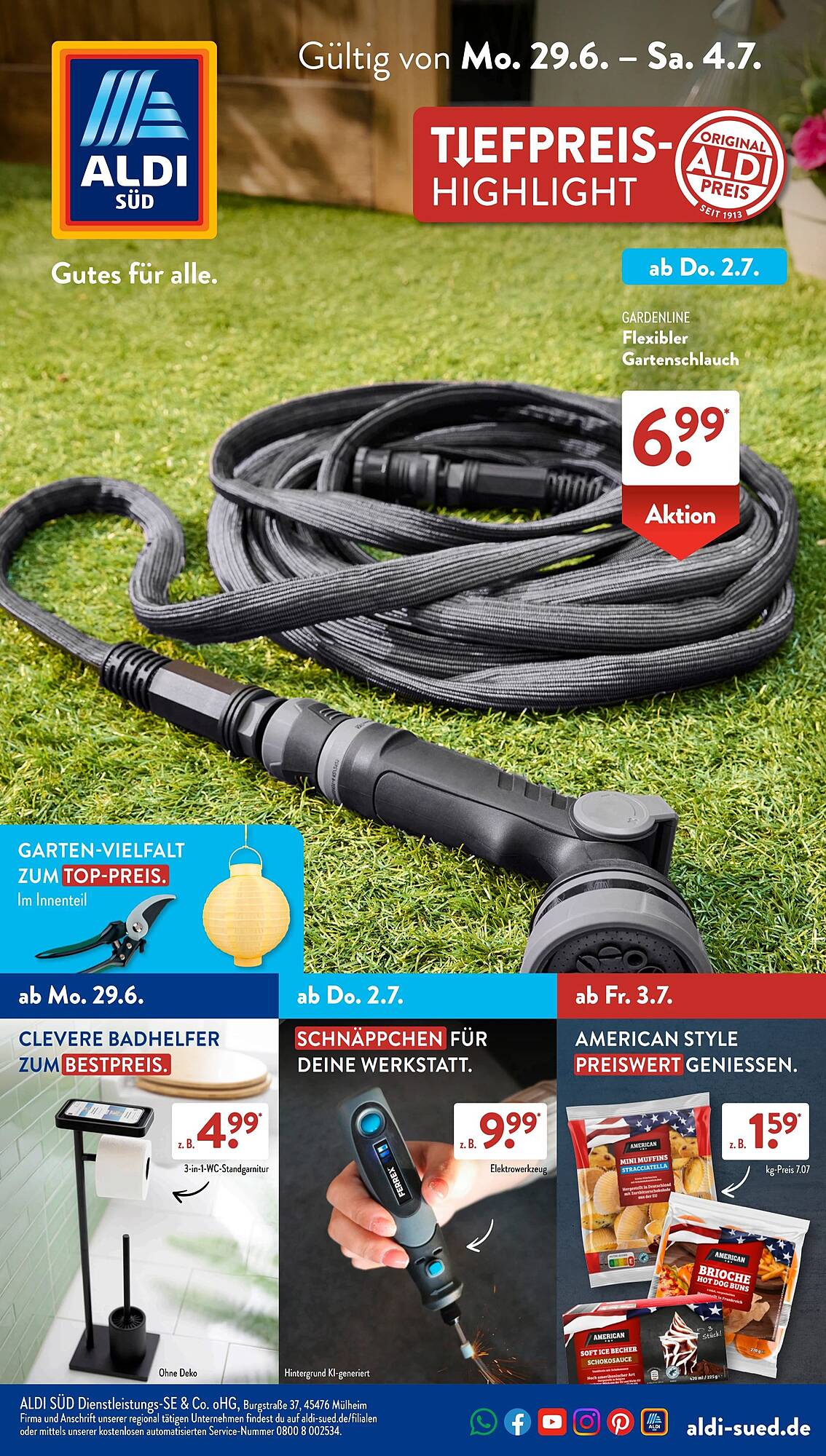 Aldi Süd Prospekt - Pagina 1