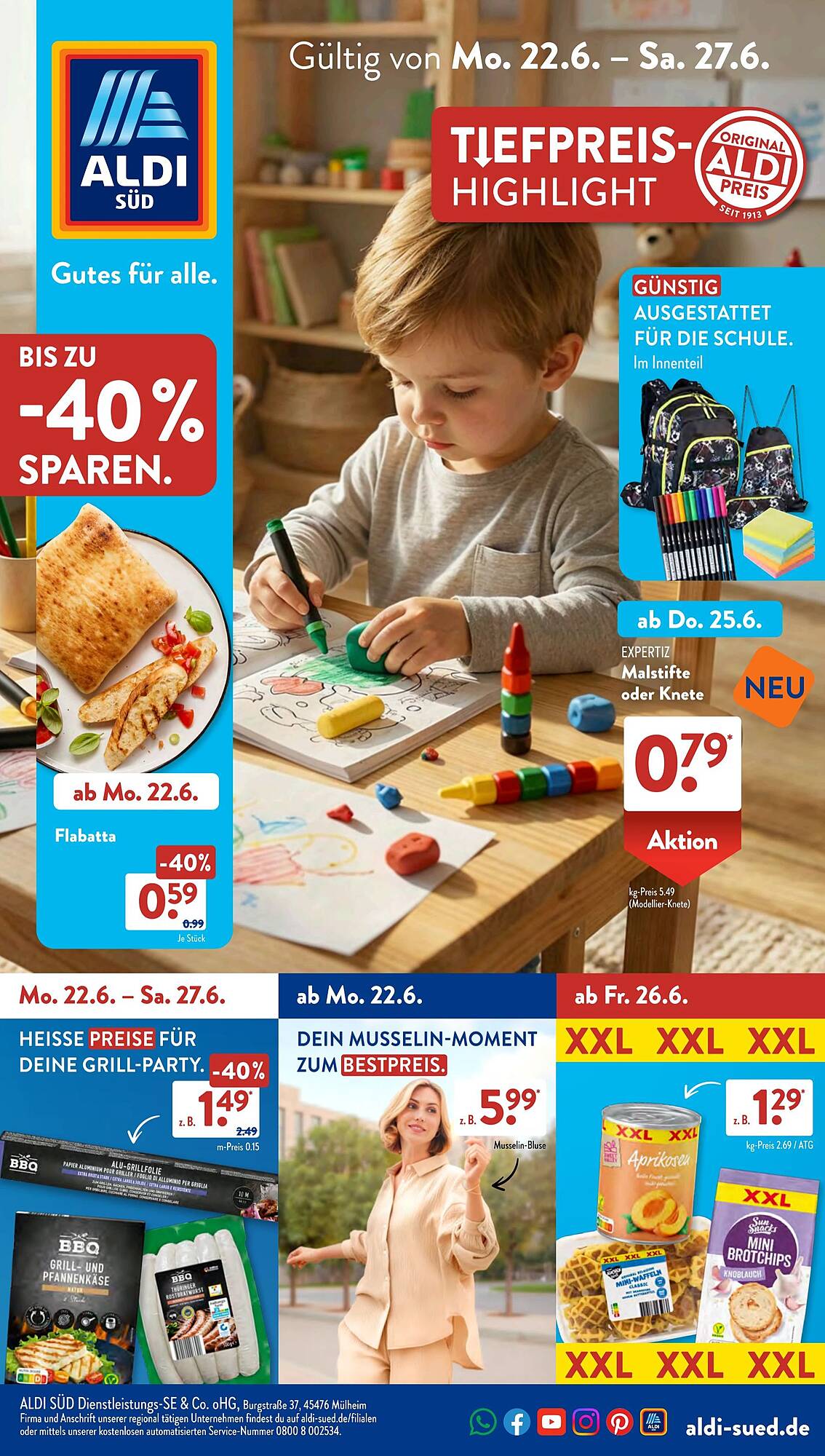 Aldi Süd Prospekt - Pagina 1