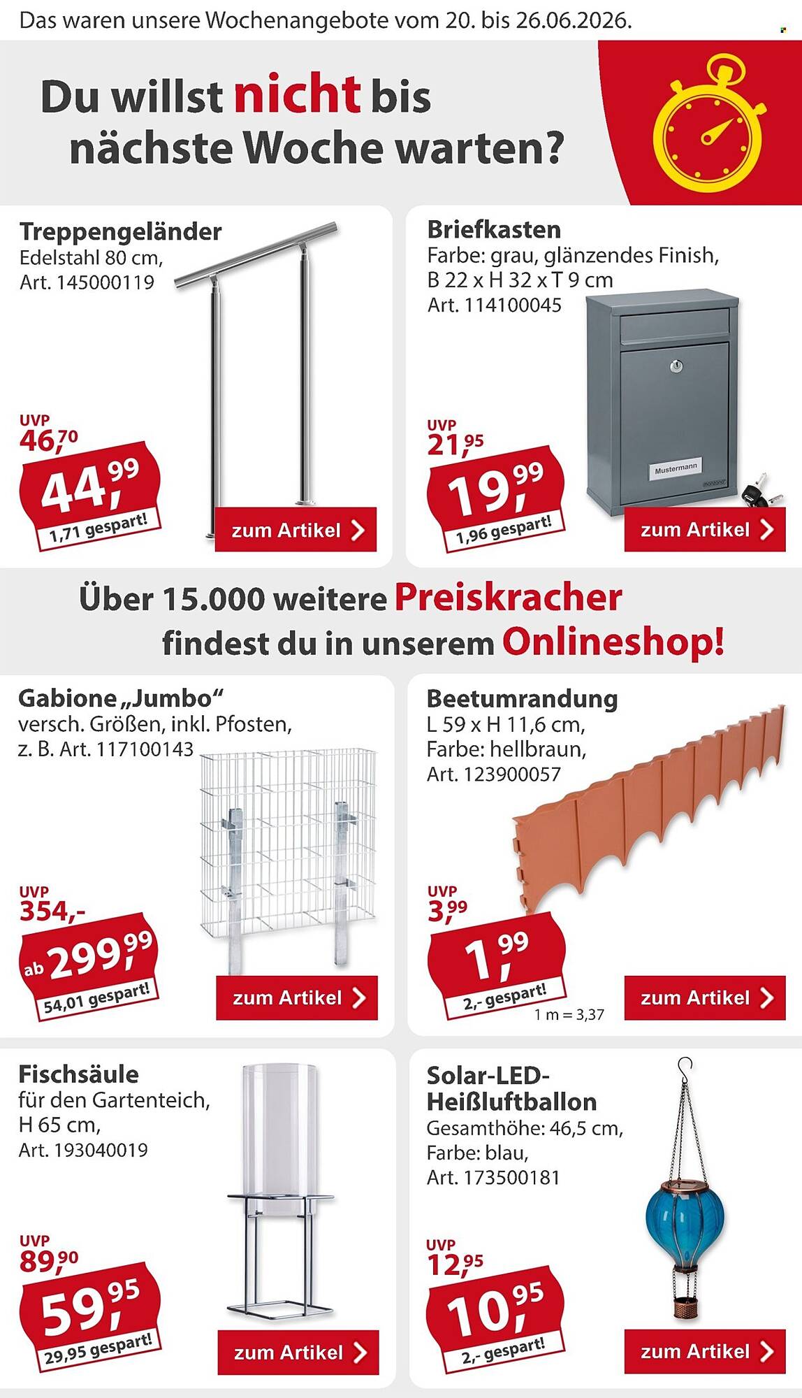 Sonderpreis Baumarkt Prospekt - Pagina 2