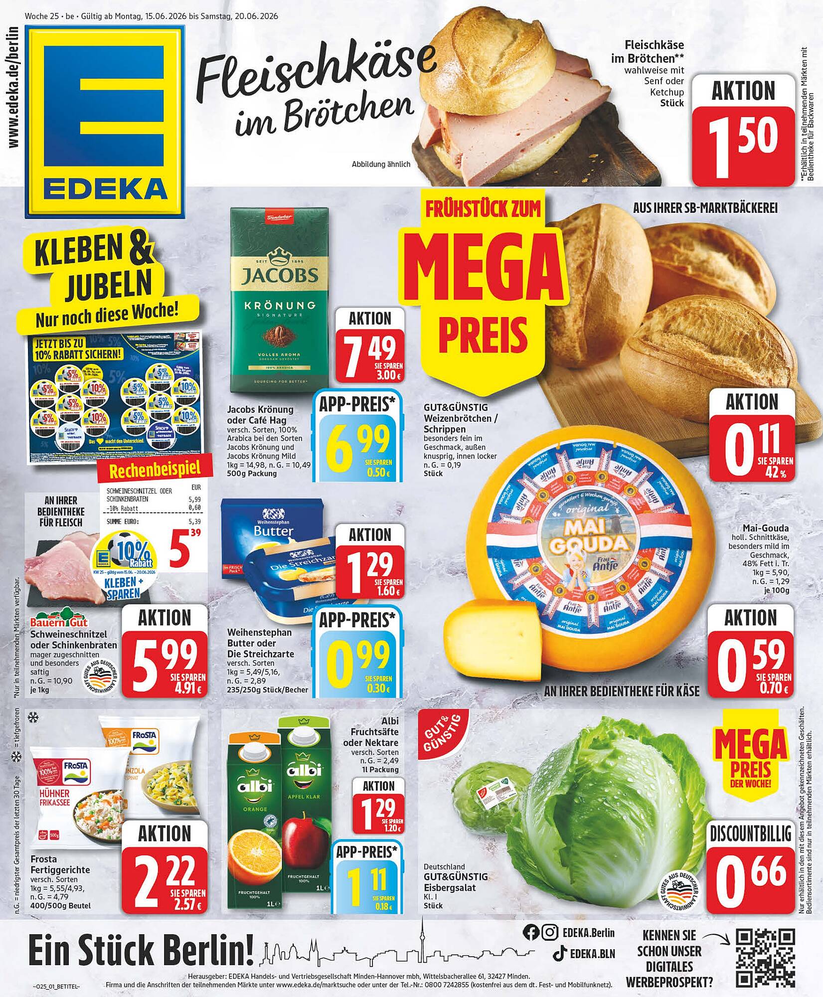 Edeka Aktiv Markt Prospekt - Pagina 1