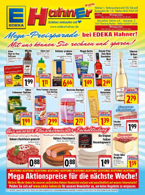EDEKA Hahner Prospekt
