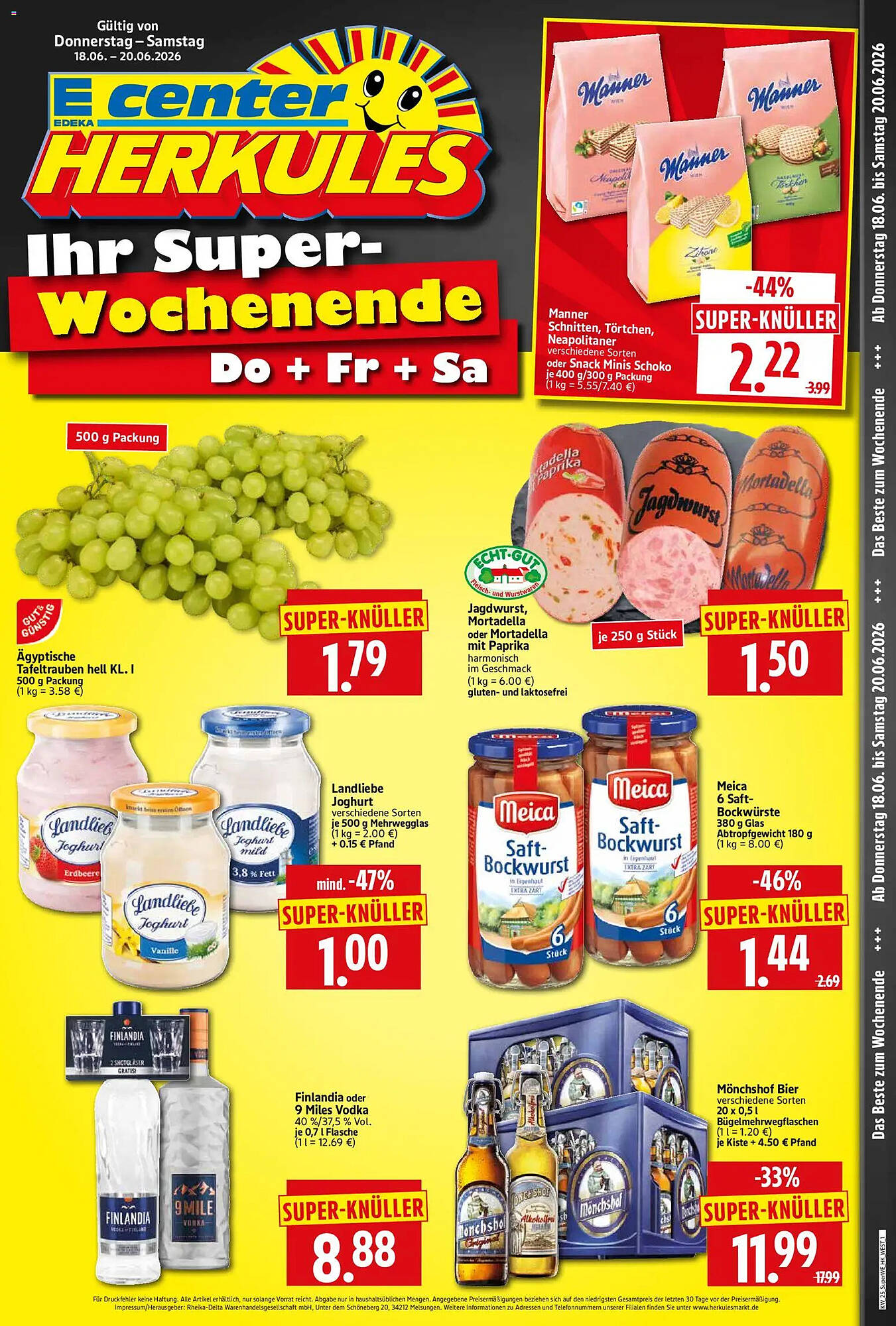 Edeka Herkules Prospekt - Pagina 1