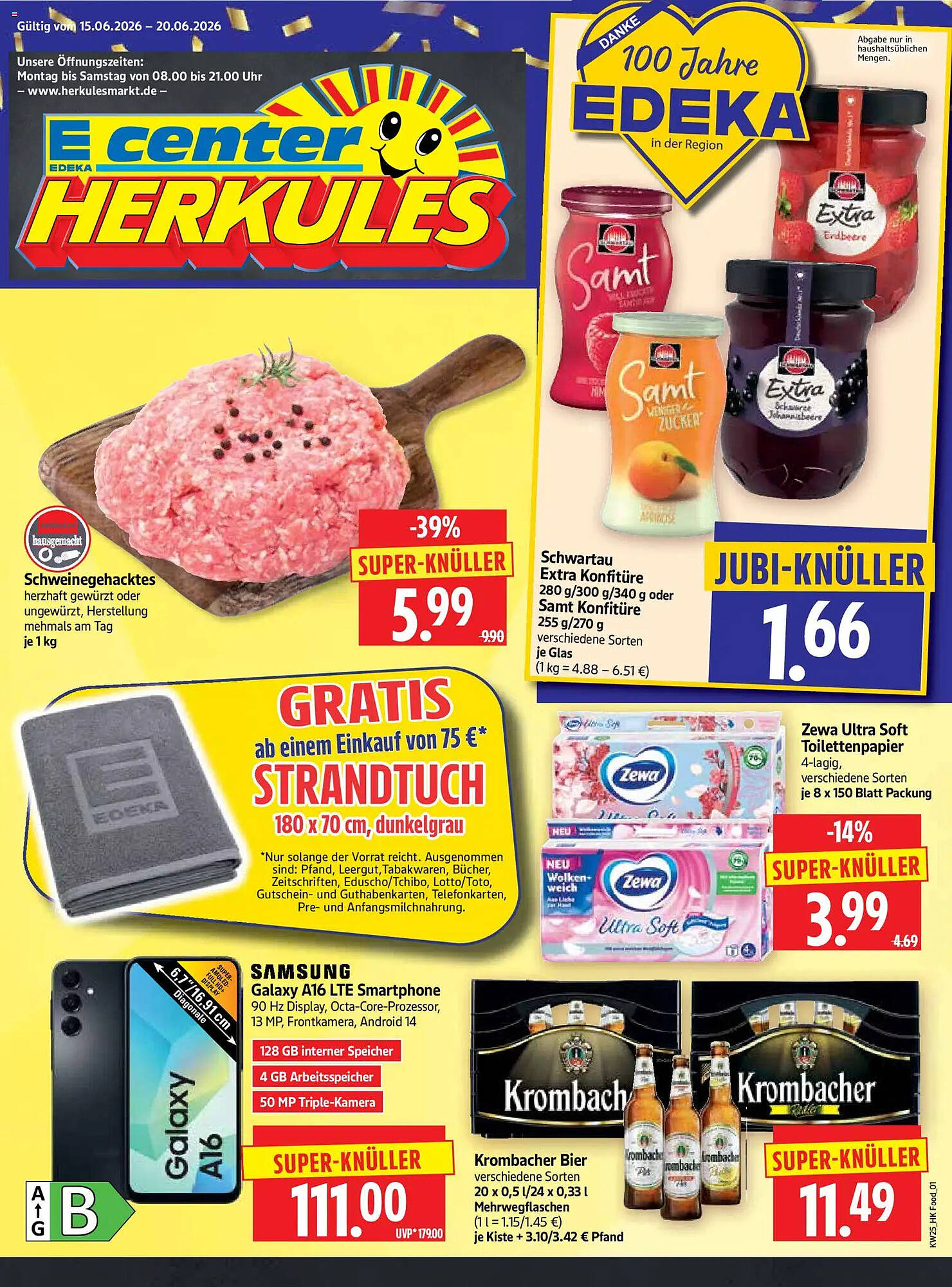 Edeka Herkules Prospekt - Pagina 1